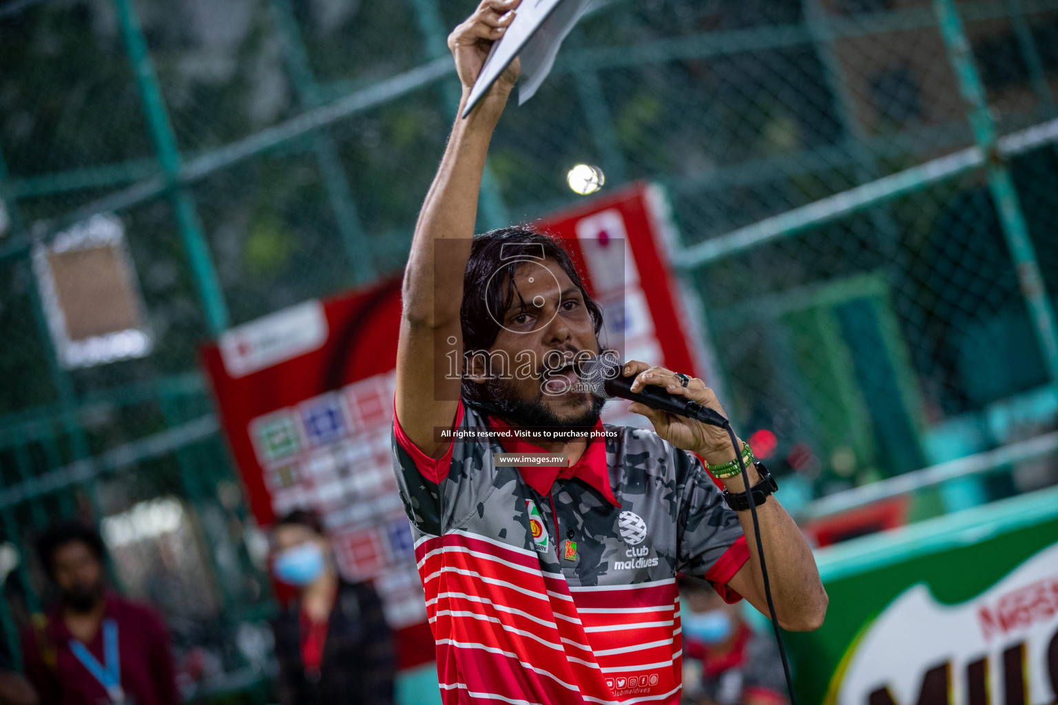 Team FSM vs Club HDC in the Quarter Finals of Club Maldives 2021 held at Hulhumale;, on 12th December 2021 Photos: Ismail Thoriq / images.mv