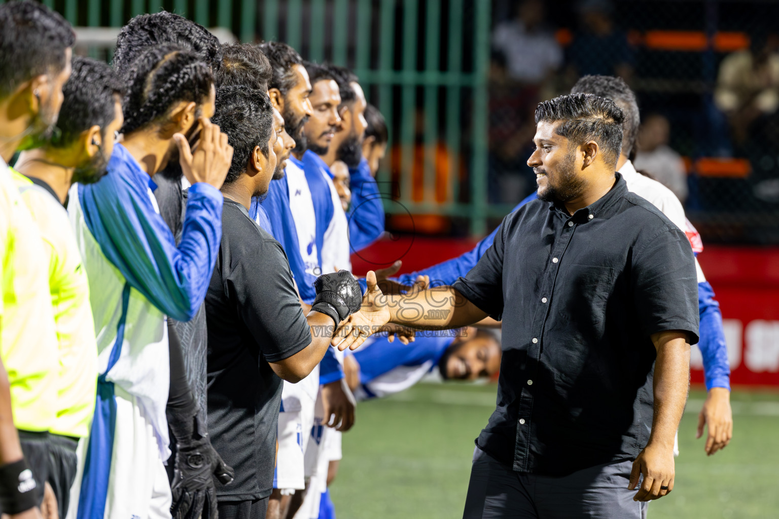 Th Vilufushi vs Th Kinbidhoo in Day 10 of Golden Futsal Challenge 2025 was held on Tuesday, 14th January 2025, in Hulhumale', Maldives Photos: Ismail Thoriq / images.mv