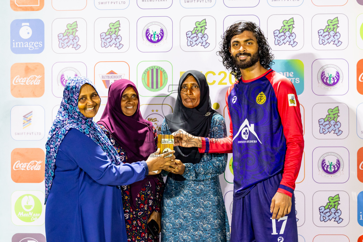 Fools SC vs FC Baaz in Day 2 of Laamehi Dhiggaru Ekuveri Futsal Challenge 2024 was held on Saturday, 27th July 2024, at Dhiggaru Futsal Ground, Dhiggaru, Maldives Photos: Nausham Waheed / images.mv