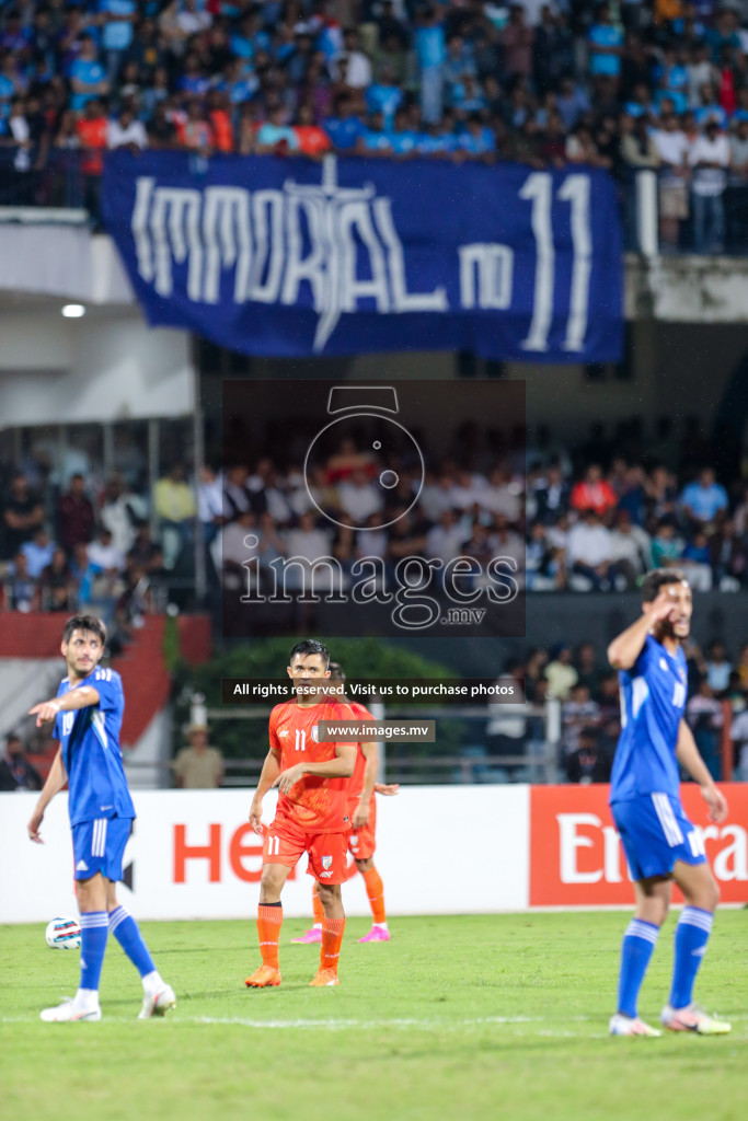 Kuwait vs India in the Final of SAFF Championship 2023 held in Sree Kanteerava Stadium, Bengaluru, India, on Tuesday, 4th July 2023. Photos: Nausham Waheed, Hassan Simah / images.mv