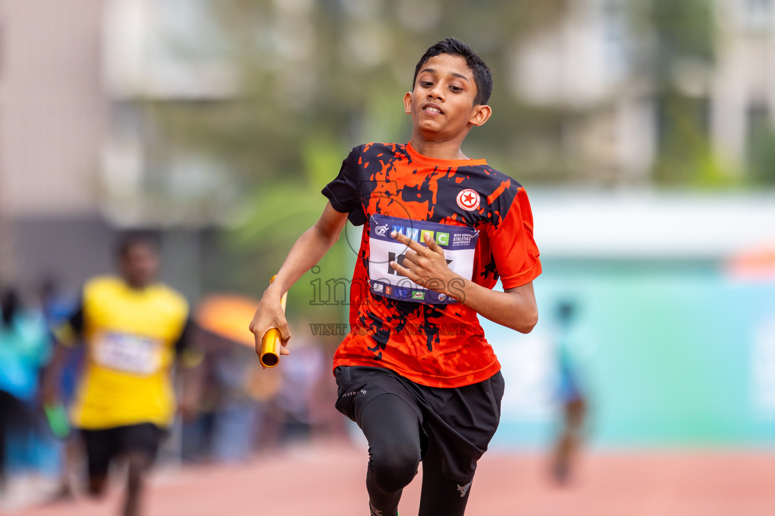 Day 5 of MWSC Interschool Athletics Championships 2024 held in Hulhumale Running Track, Hulhumale, Maldives on Wednesday, 13th November 2024. Photos by: Raif Yoosuf / Images.mv