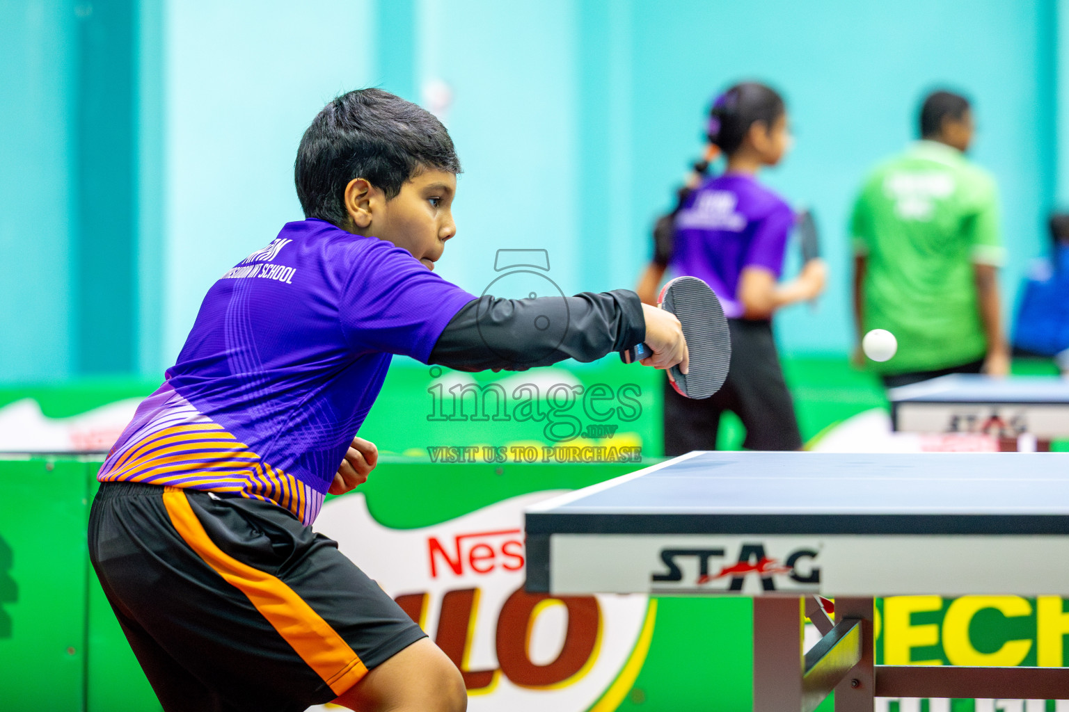 Day 2 of Interschool Table Tennis Tournament 2025 held at Male' TT Hall, Male', Maldives on Thursday, 15th May 2025. Photos By: Ismail Thoriq / images.mv