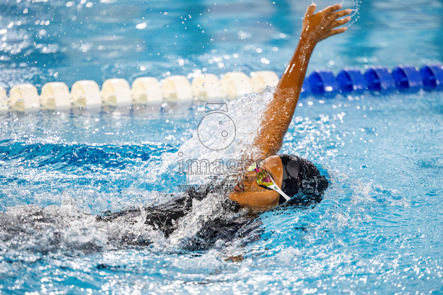 Day 4 of National Swimming Competition 2024 held in Hulhumale', Maldives on Monday, 16th December 2024. 
Photos: Hassan Simah / images.mv