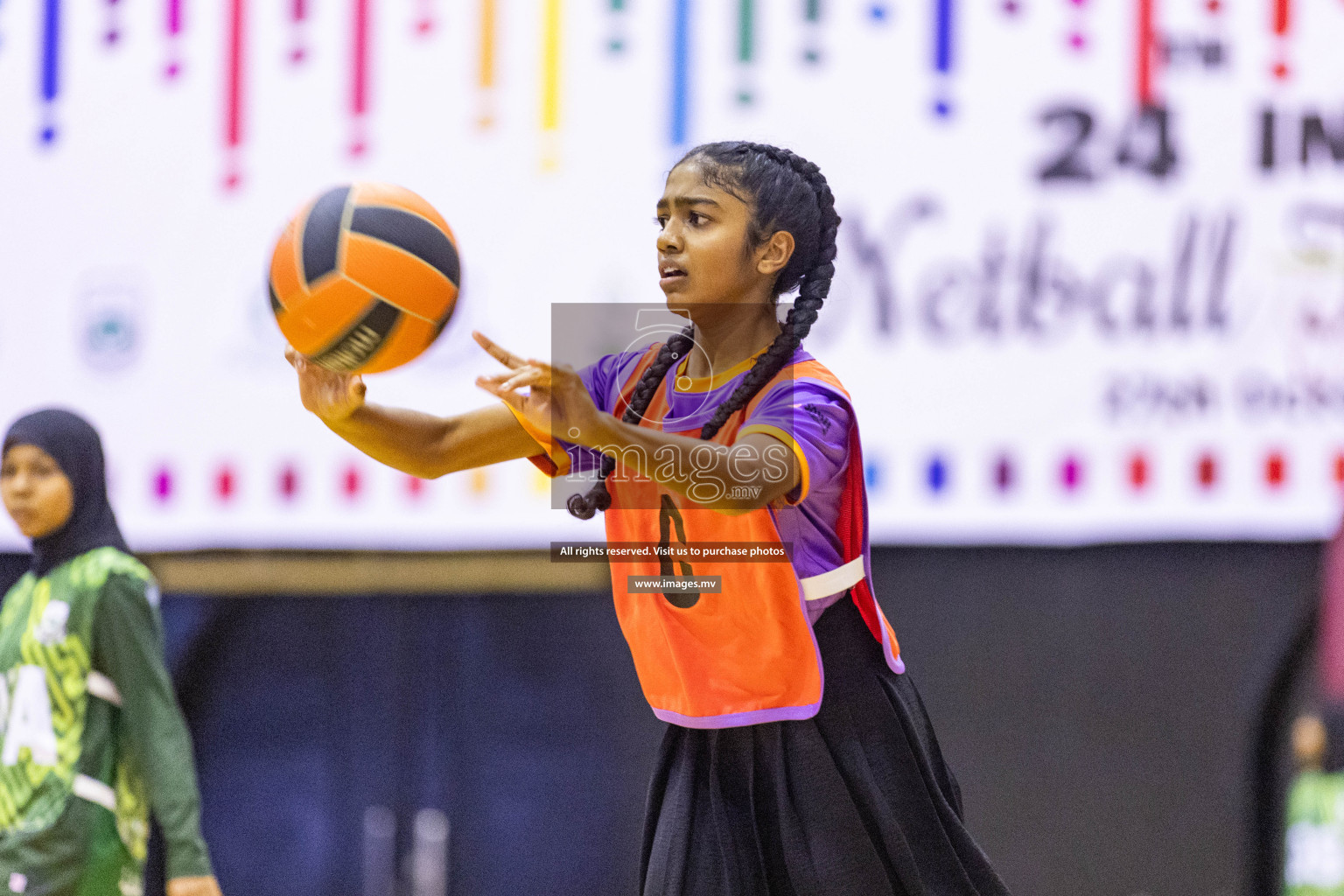 Day7 of 24th Interschool Netball Tournament 2023 was held in Social Center, Male', Maldives on 2nd November 2023. Photos: Nausham Waheed / images.mv