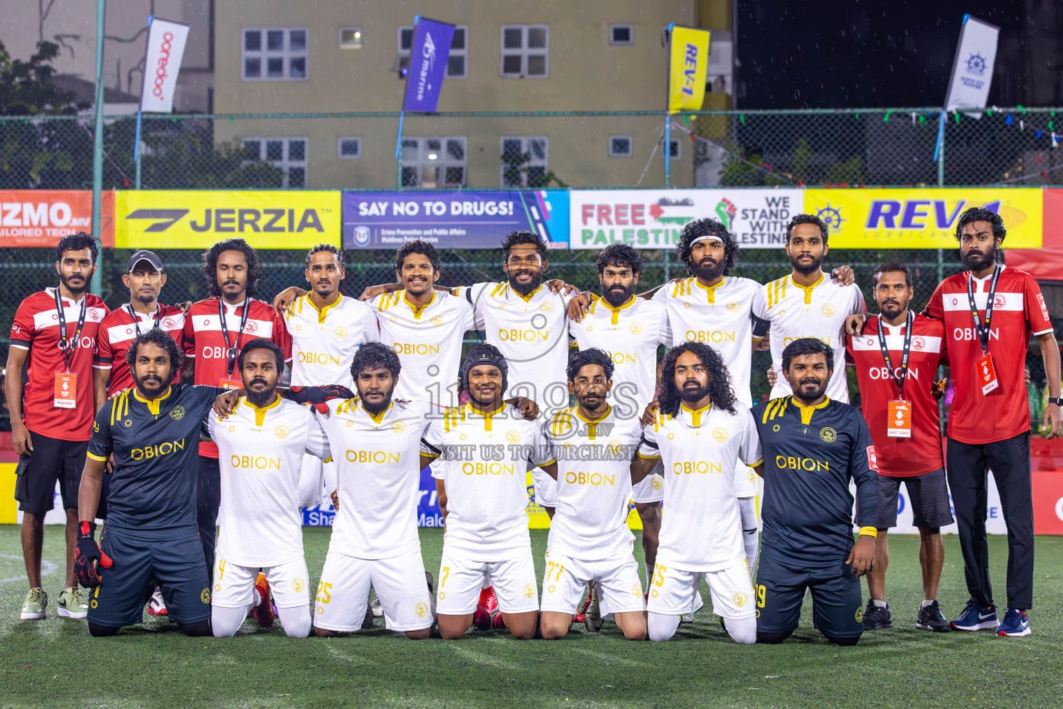 GDh Vaadhoo vs Dhandimagu on Day 31 of Golden Futsal Challenge 2024, held on Friday, 16th February 2024 in Hulhumale', Maldives 
Photos: Ismail Thoriq / images.mv