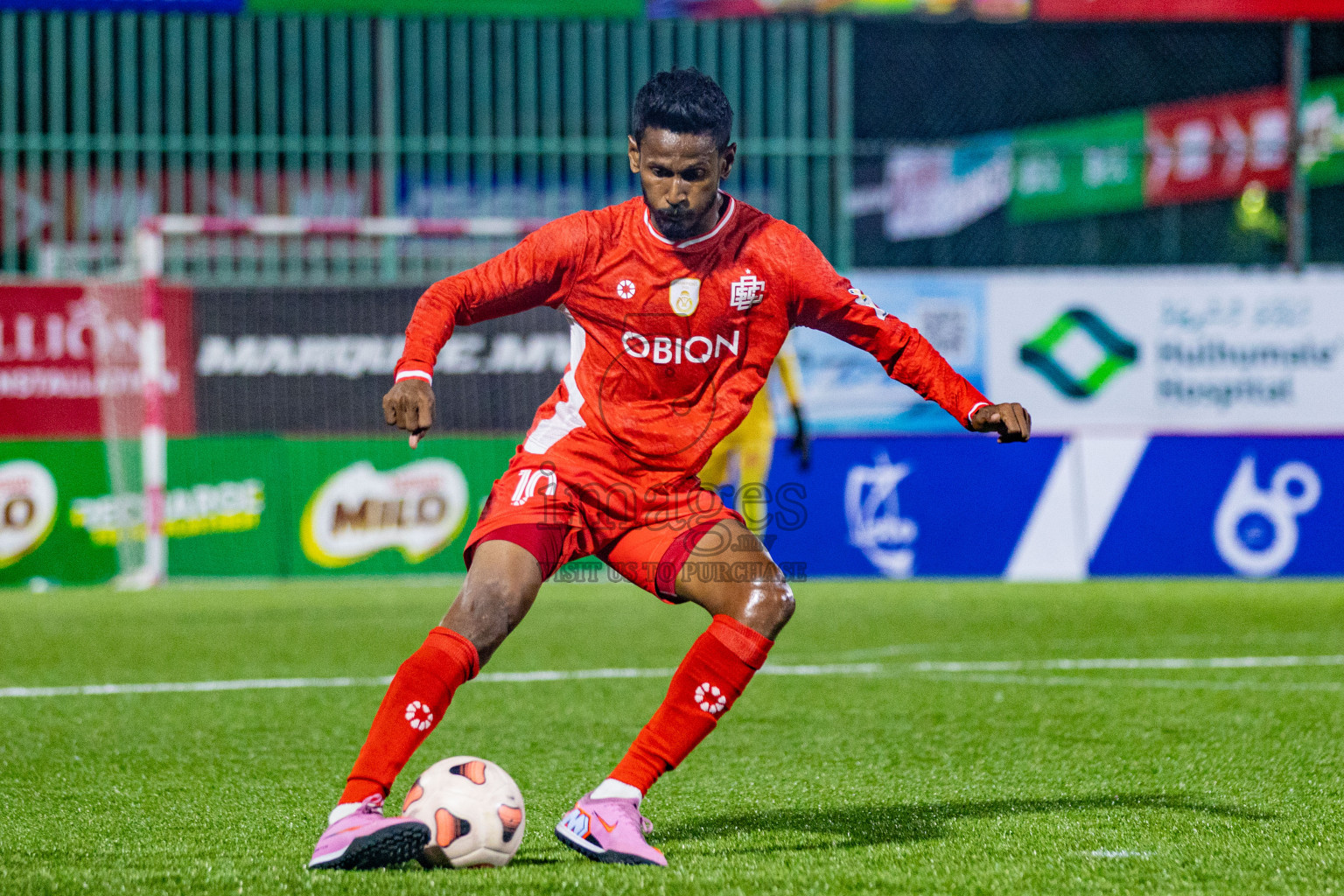 Road Recreation Club vs Club Combination SC Eydhafushi in Kings Cup Final of Club Maldives 2025 was held in Rehendhi Futsal Ground, Hulhumale', Maldives on Tuesday, 9th September 2025. Photos: Areef Adam / images.mv