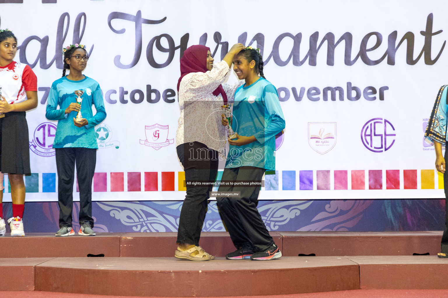 Final of 24th Interschool Netball Tournament 2023 was held in Social Center, Male', Maldives on 7th November 2023. Photos: Nausham Waheed / images.mv