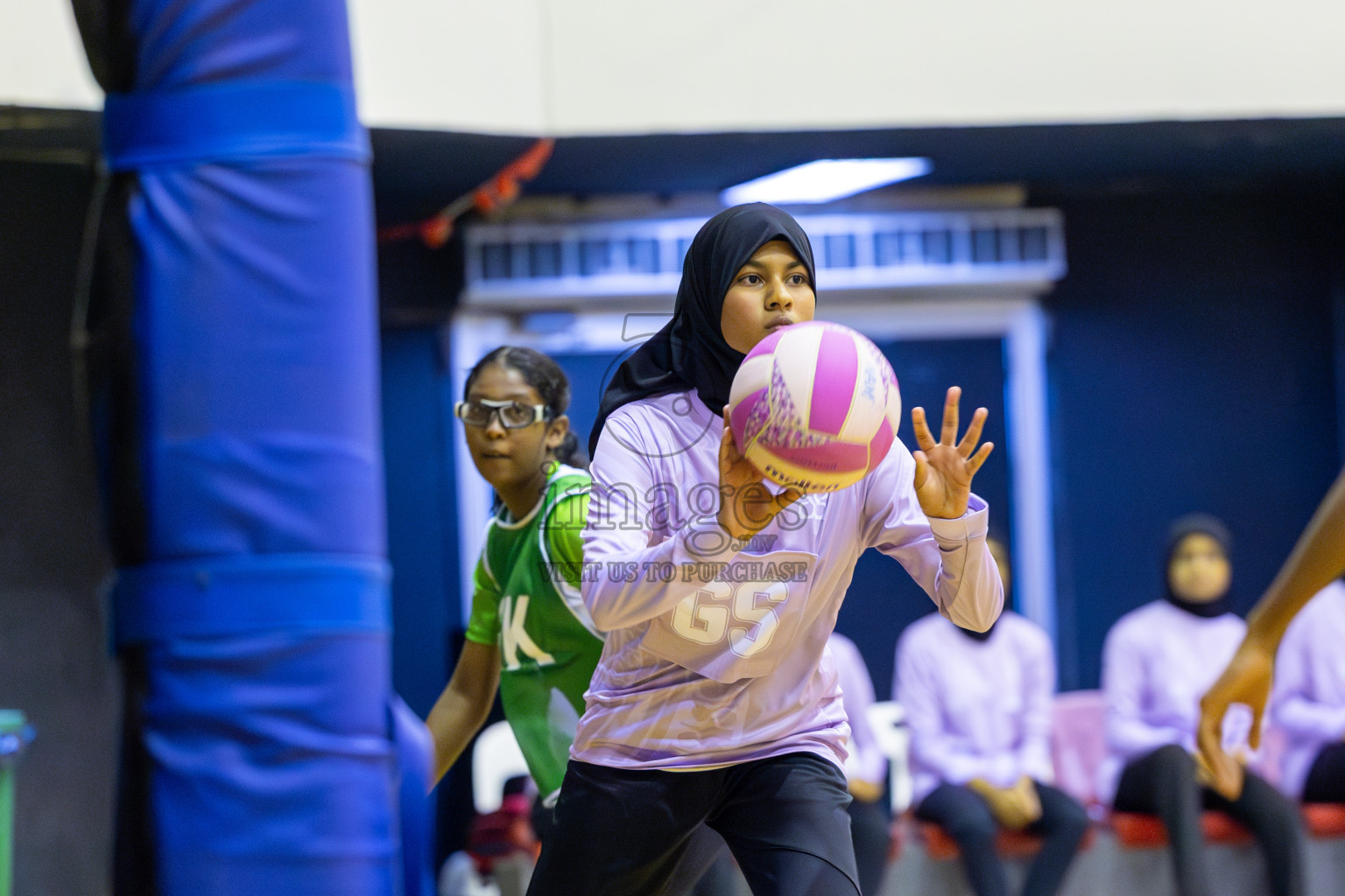 Day 5 of 26th Inter-School Netball Tournament 2025 was held in Social Center Indoor Hall on Wednesday, 22nd October 2025. Photos: Ismail Thoriq / images.mv