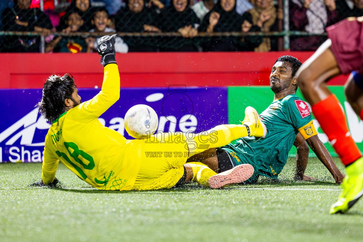 V Keyodhoo vs Adh Mandhoo in Zone round Day 27 of Golden Futsal Challenge 2025 was held on Friday , 31st January 2025, in Hulhumale', Maldives. Photos: Nausham Waheed / images.mv