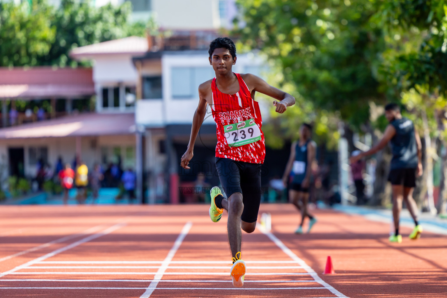 Day 1 of 33rd National Athletics Championship was held in Ekuveni Track at Male', Maldives on Thursday, 5th September 2024. Photos: Nausham Waheed / images.mv