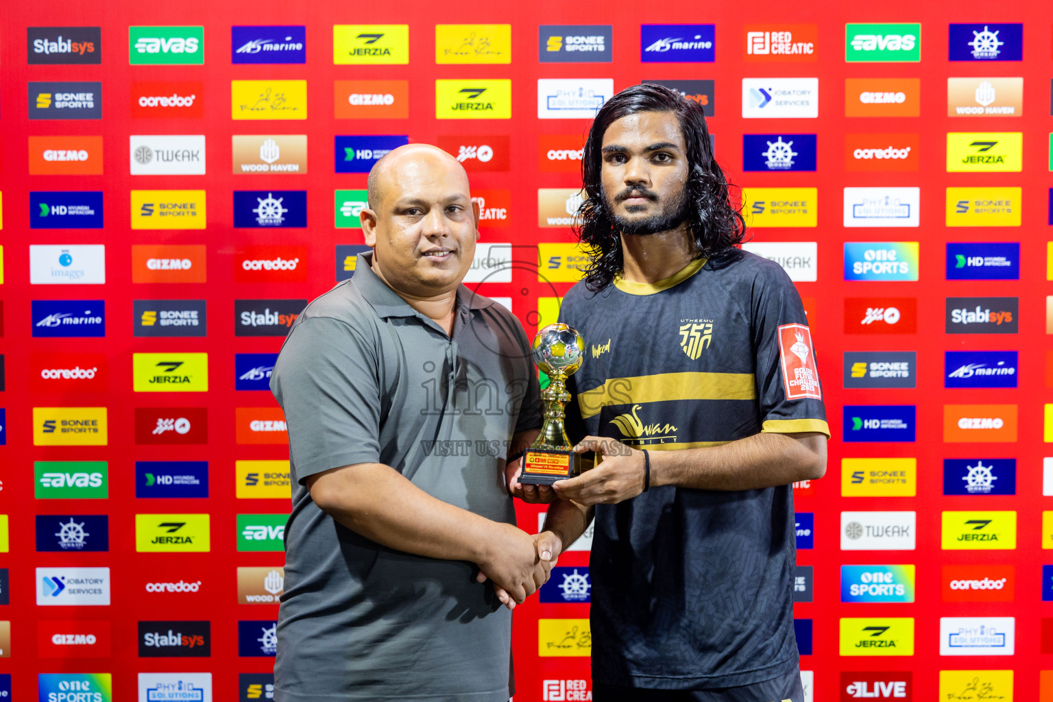 HA Utheemu vs HA Muraidhoo in Day 13 of Golden Futsal Challenge 2025 was held on Friday, 17th January 2025, in Hulhumale', Maldives. Photos: Nausham Waheed / images.mv