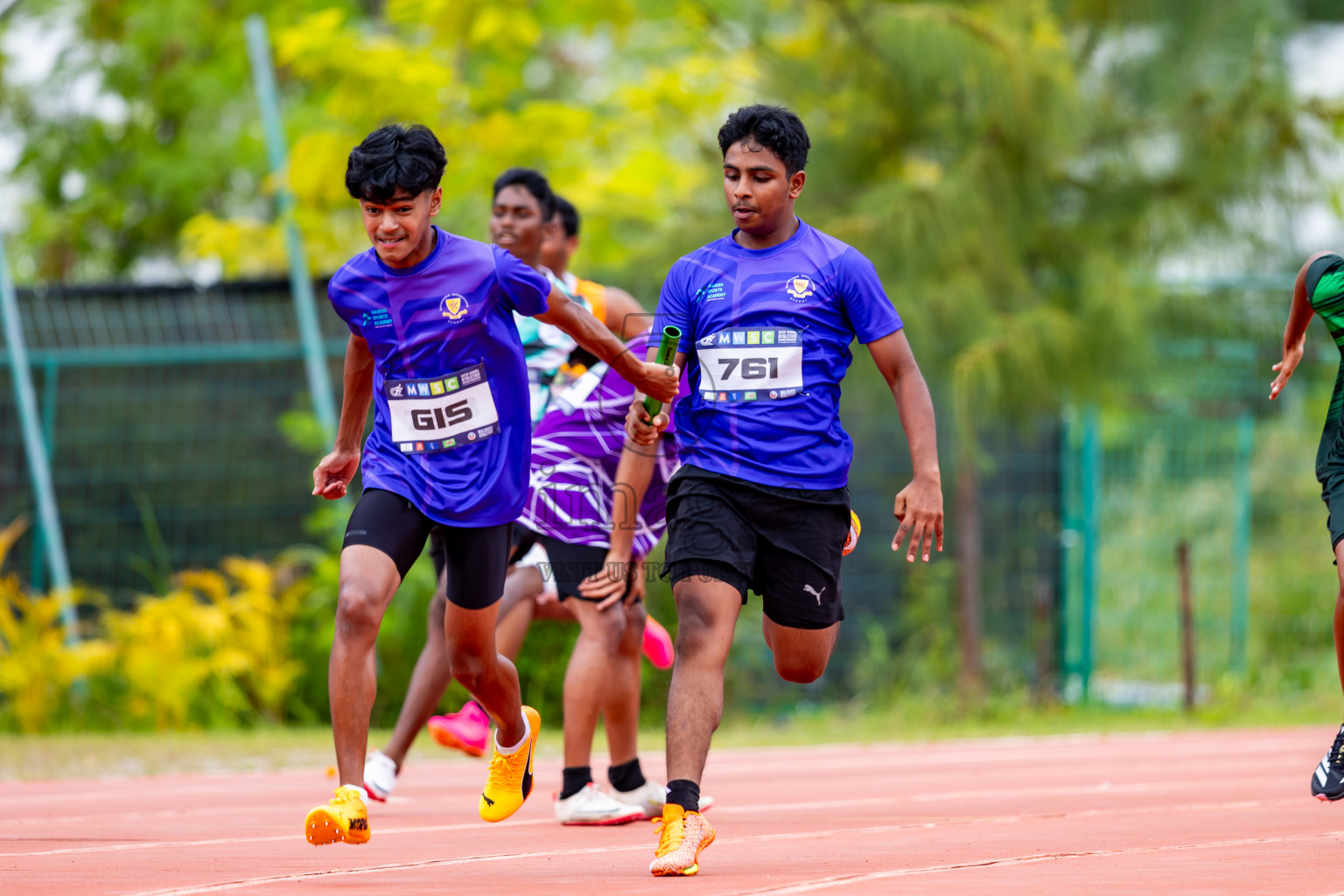 Day 6 of MWSC Interschool Athletics Championships 2024 held in Hulhumale Running Track, Hulhumale, Maldives on Thursday, 14th November 2024. Photos by: Nausham Waheed / Images.mv