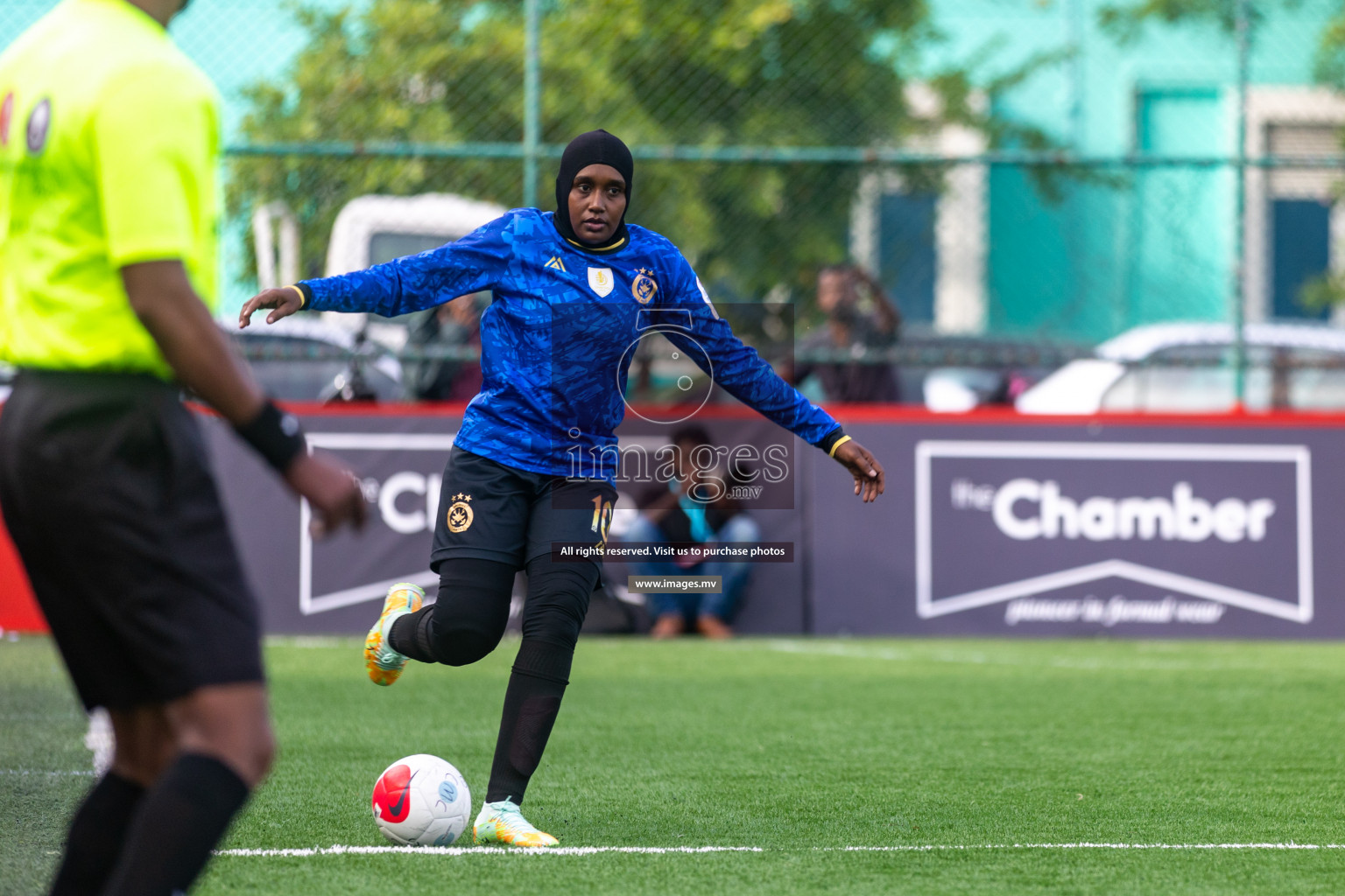 MPL vs Team Fenaka in Eighteen Thirty Women's Futsal Fiesta 2022 was held in Hulhumale', Maldives on Wednesday, 12th October 2022. Photos: Ismail Thoriq / images.mv