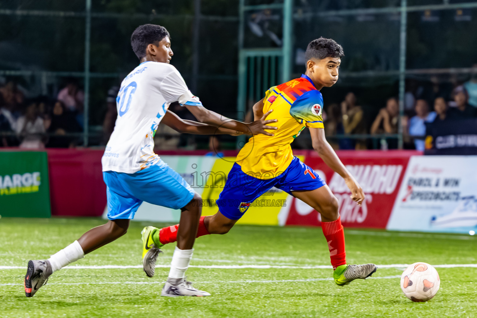 Arena vs Hawks in the Final of Milo Sector League 2025 was held in Rehendhi Futsal Ground, Hulhumale', Maldives on Tuesday, 18th November 2025. Photos: Nausham Waheed  / images.mv