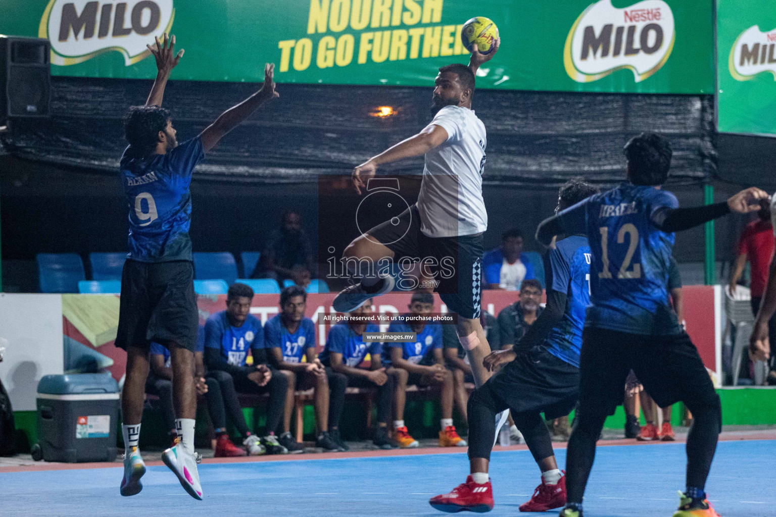 Day 6 of 6th MILO Handball Maldives Championship 2023, held in Handball ground, Male', Maldives on Thursday, 25th May 2023 Photos: Shuu Abdul Sattar/ Images.mv