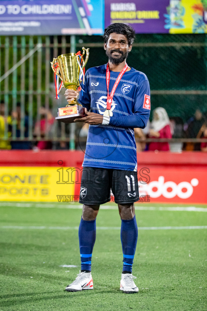 K. Gaafaru VS K. Kaashidhoo in Kaafu Atoll Final on Day 30 of Golden Futsal Challenge 2024, held on Tuesday , 14th February 2024 in Hulhumale', Maldives 
Photos: Hassan Simah / images.mv