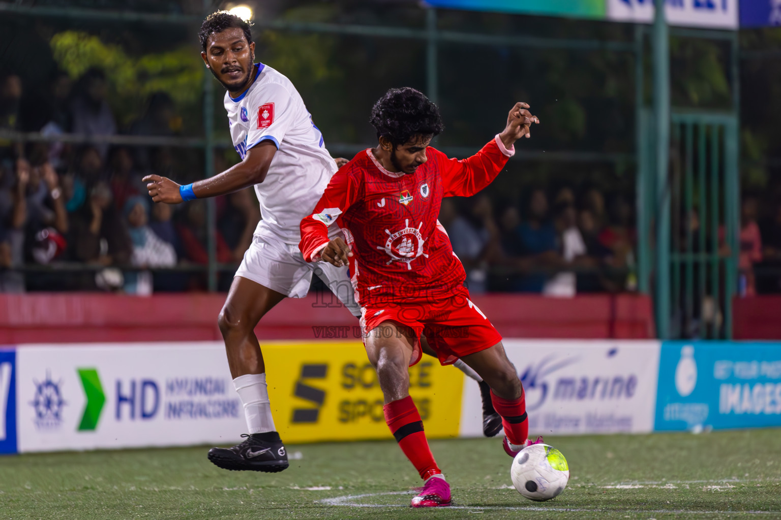 HA Ihavandhoo vs HA Maarandhoo in Day 9 of Golden Futsal Challenge 2024 was held on Tuesday, 23rd January 2024, in Hulhumale', Maldives
Photos: Ismail Thoriq / images.mv