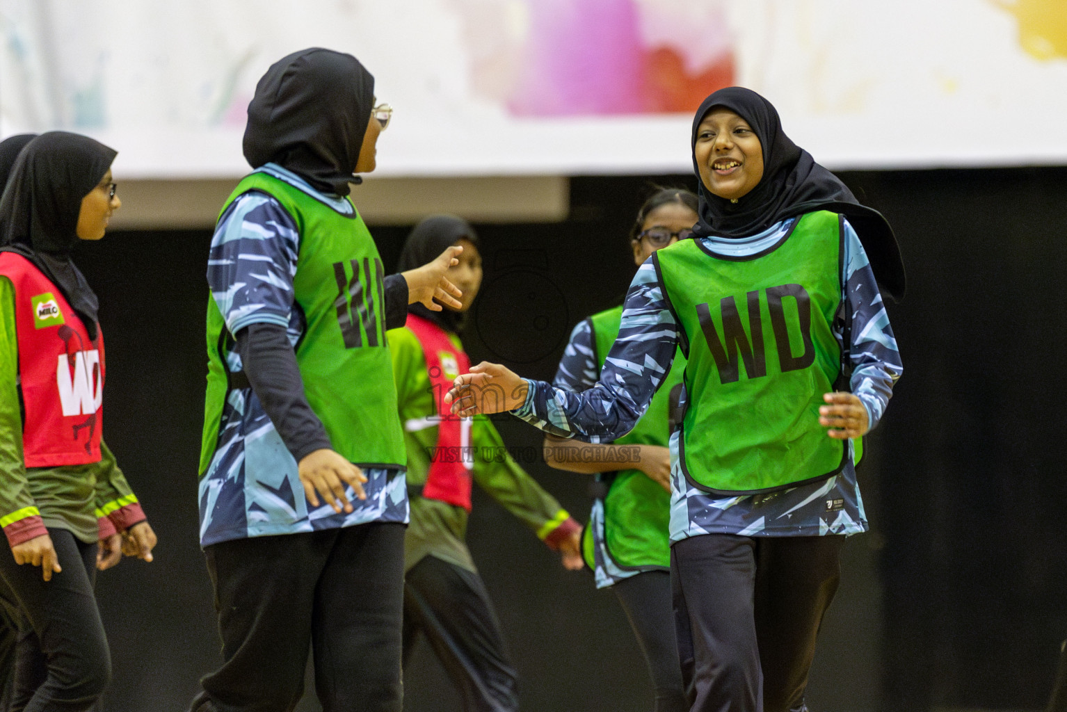 FIONTI A Team vs High flyers in Day 2 of 3rd Junior Championship - Netball association of Maldives, held at Social Center on Monday 20th January 2025 . Photos by Shuu Abdul Sattar