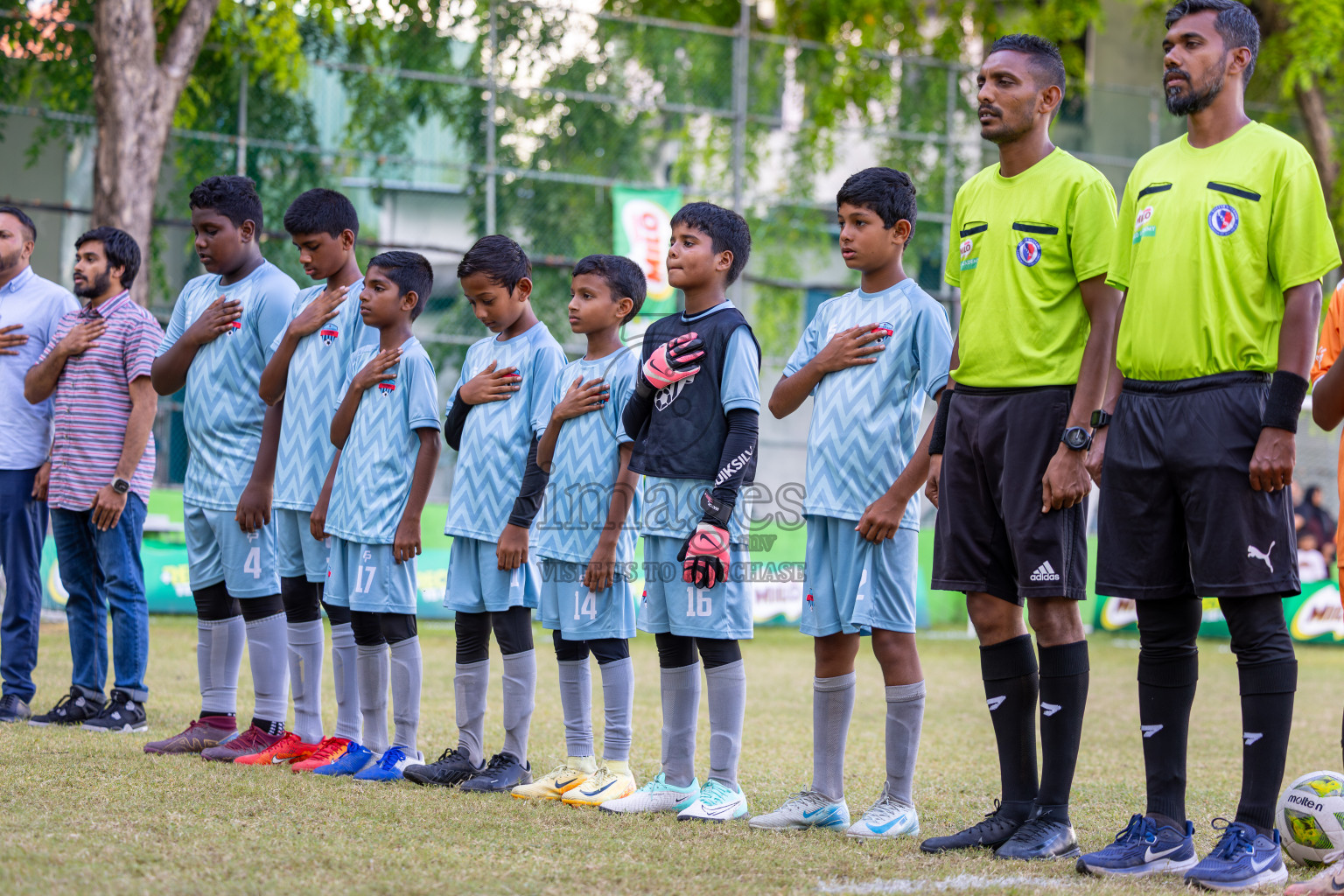 Day 3 of MILO Academy Championship 2025 (U-12) was held at Henveiru Stadium in Male', Maldives on Saturday, 3rd May 2025. Photos: Ismail Thoriq / images.mv