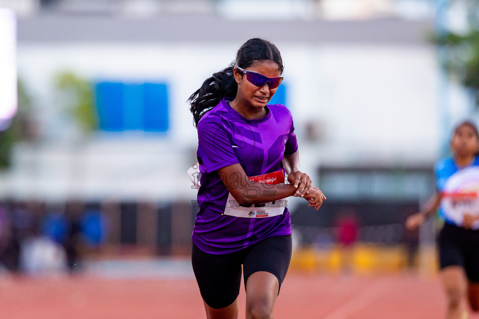 Day 4 of Inter-school Athletics Championship 2025 held in Ekuveni Synthetic Track, Male', Maldives on Thursday, 09th October 2025. Photos by: Nausham Waheed / Images.mv