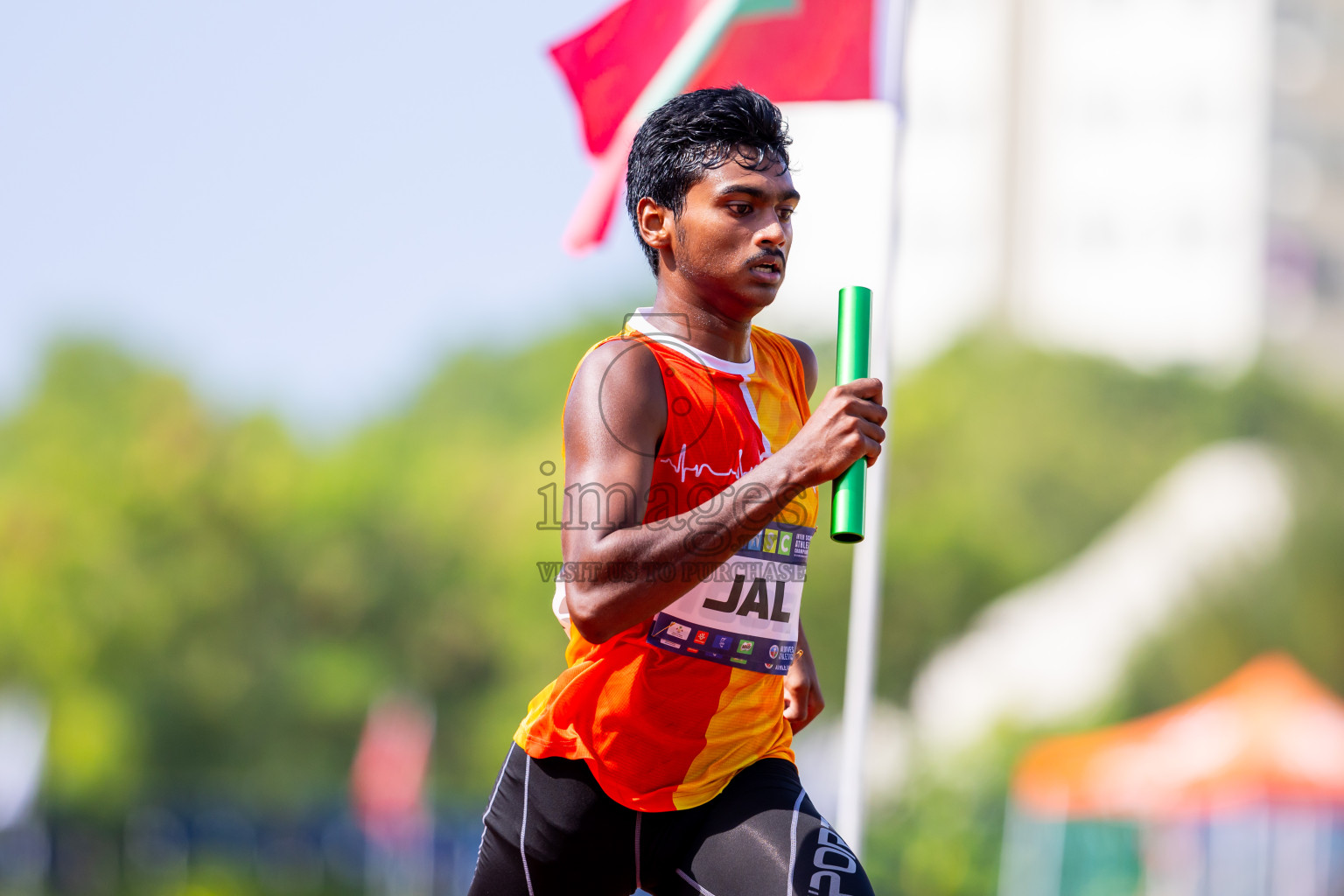 Day 6 of MWSC Interschool Athletics Championships 2024 held in Hulhumale Running Track, Hulhumale, Maldives on Thursday, 14th November 2024. Photos by: Nausham Waheed / Images.mv