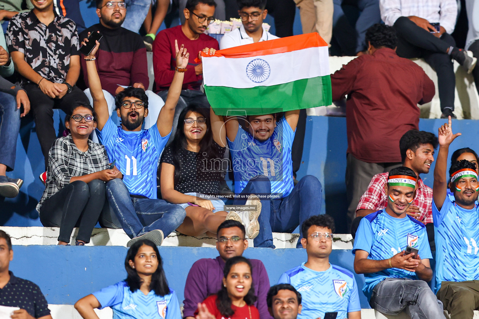 Nepal vs India in SAFF Championship 2023 held in Sree Kanteerava Stadium, Bengaluru, India, on Saturday, 24th June 2023. Photos: Nausham Waheed, Hassan Simah / images.mv