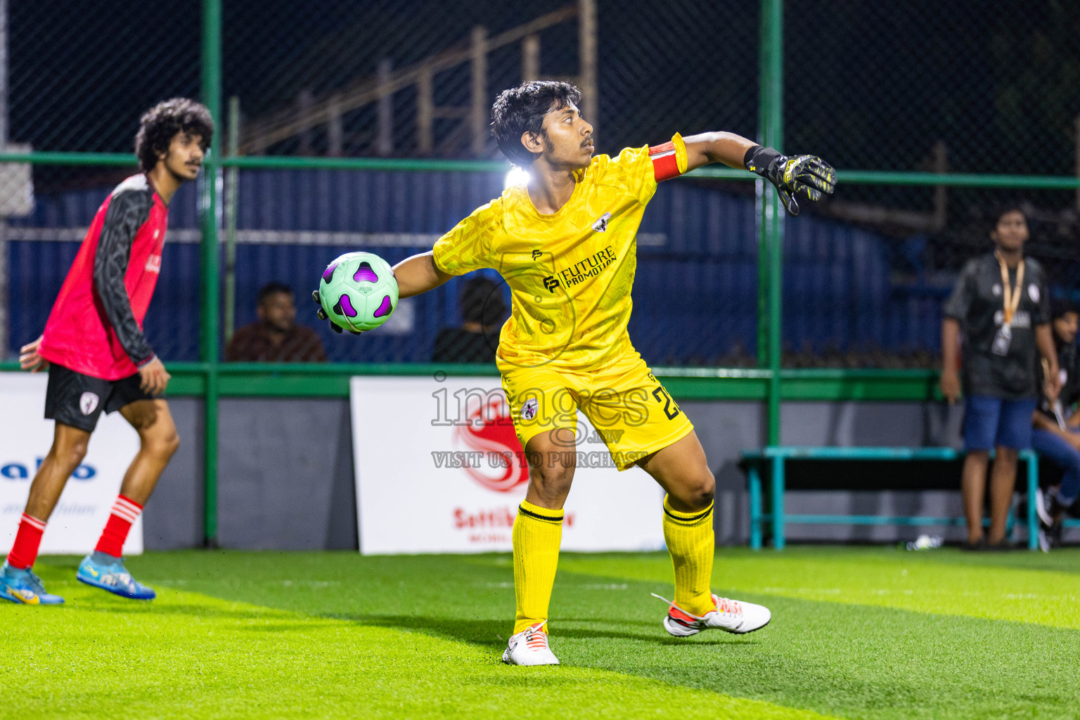 Apocalipse SC vs Young Stars in Day 2 of BG Futsal Challenge 2024 was held on Wednesday, 13th March 2024, in Male', Maldives Photos: Nausham Waheed / images.mv