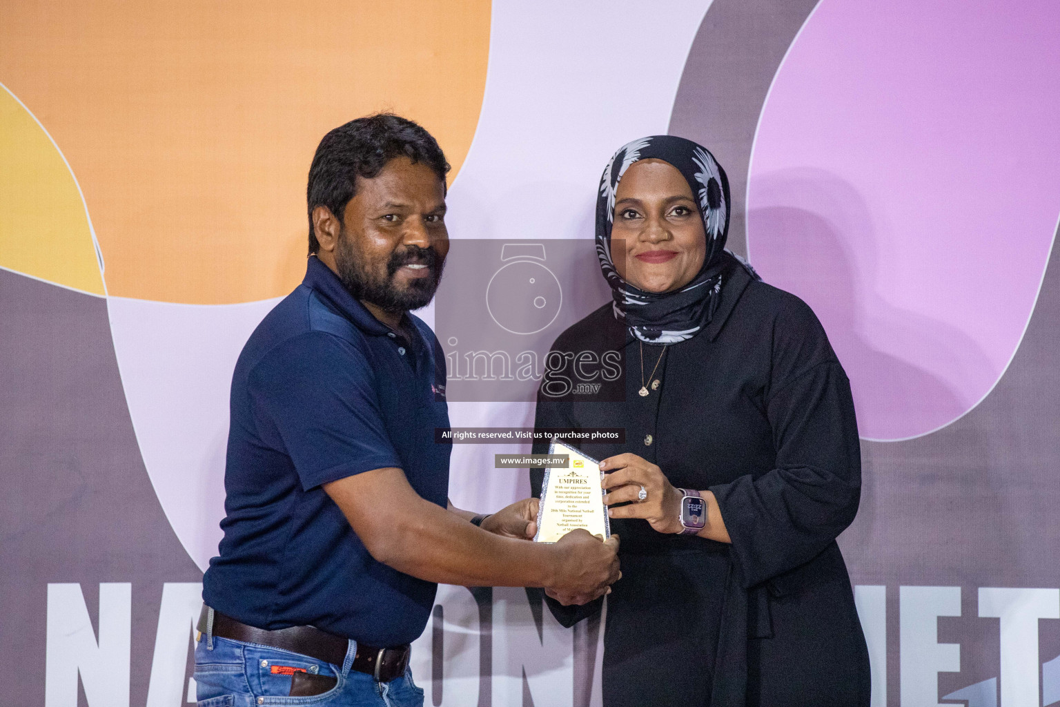 Final of 20th Milo National Netball Tournament 2023, held in Synthetic Netball Court, Male', Maldives on 11th June 2023 Photos: Nausham Waheed/ Images.mv