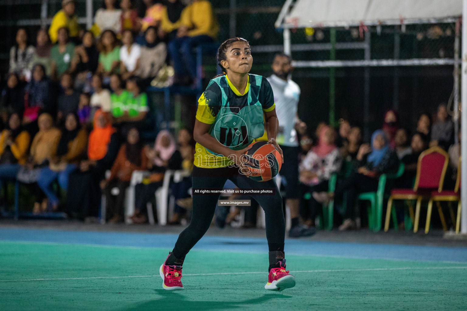 Final of 20th Milo National Netball Tournament 2023, held in Synthetic Netball Court, Male', Maldives on 11th June 2023 Photos: Nausham Waheed/ Images.mv