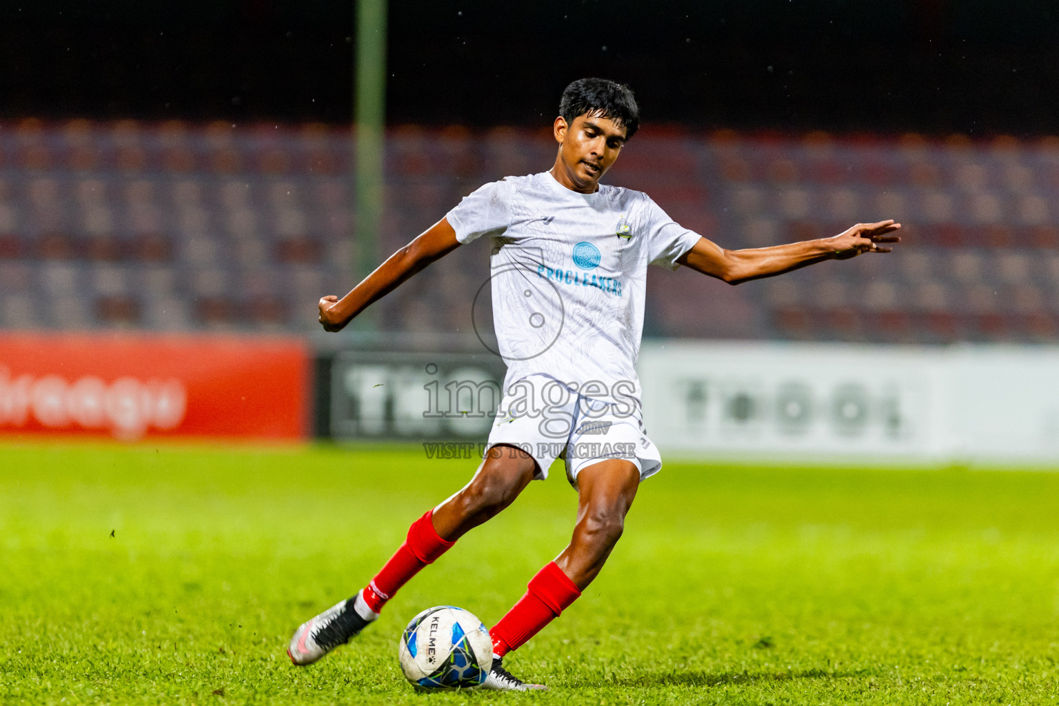 Club Green Street vs Club Eagles in Day 6 of Under 19 Youth Championship 2024 was held at National Stadium in Male', Maldives on Monday, 24th June 2024. Photos: Nausham Waheed / images.mv