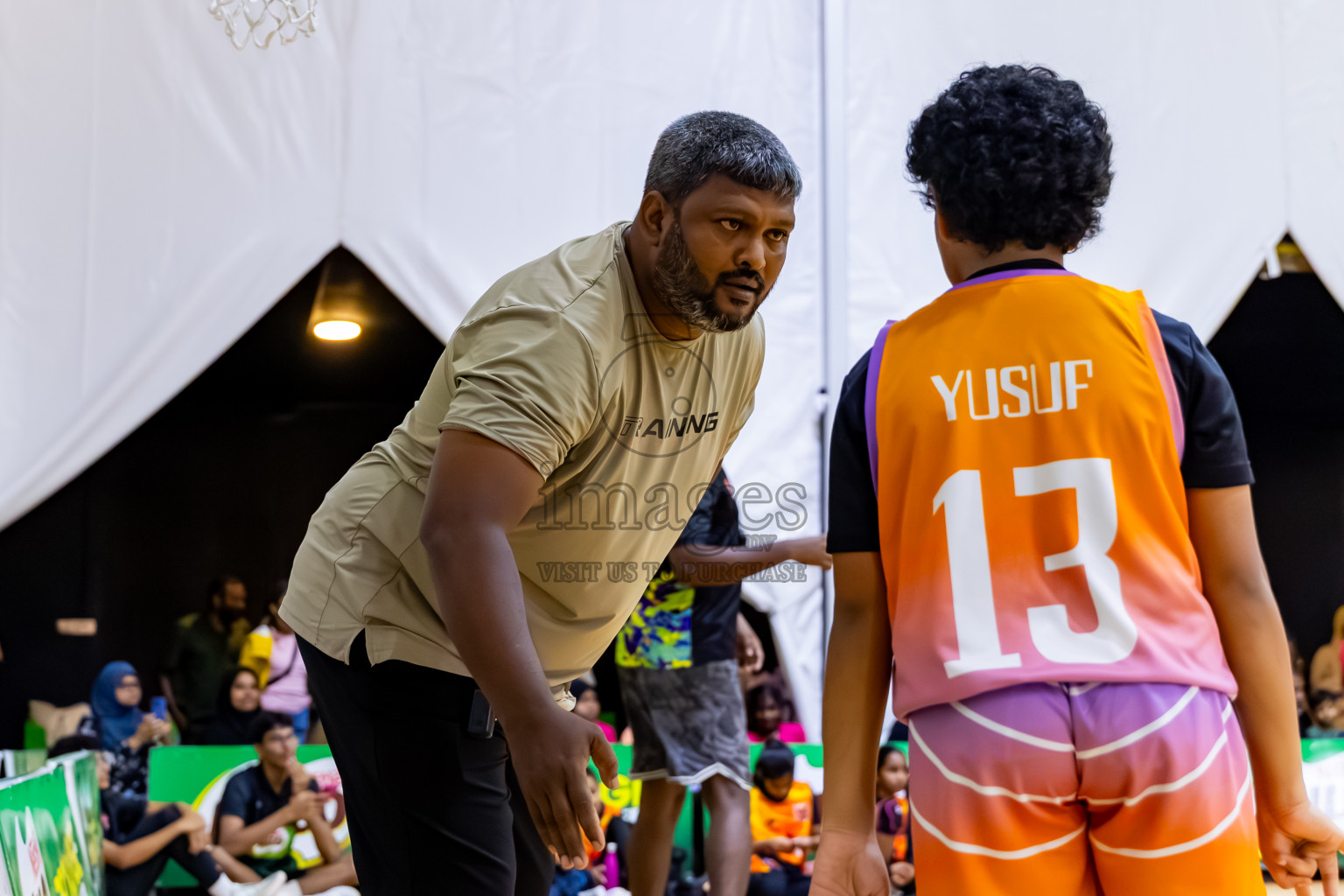 Day 2 of Milo 5 x 5 Junior Challenge 2025 - Basketball tournament held in Basketball Training Center, Male', Maldives on Friday, 10th October 2025. Photos by: Nausham Waheed / Images.mv
