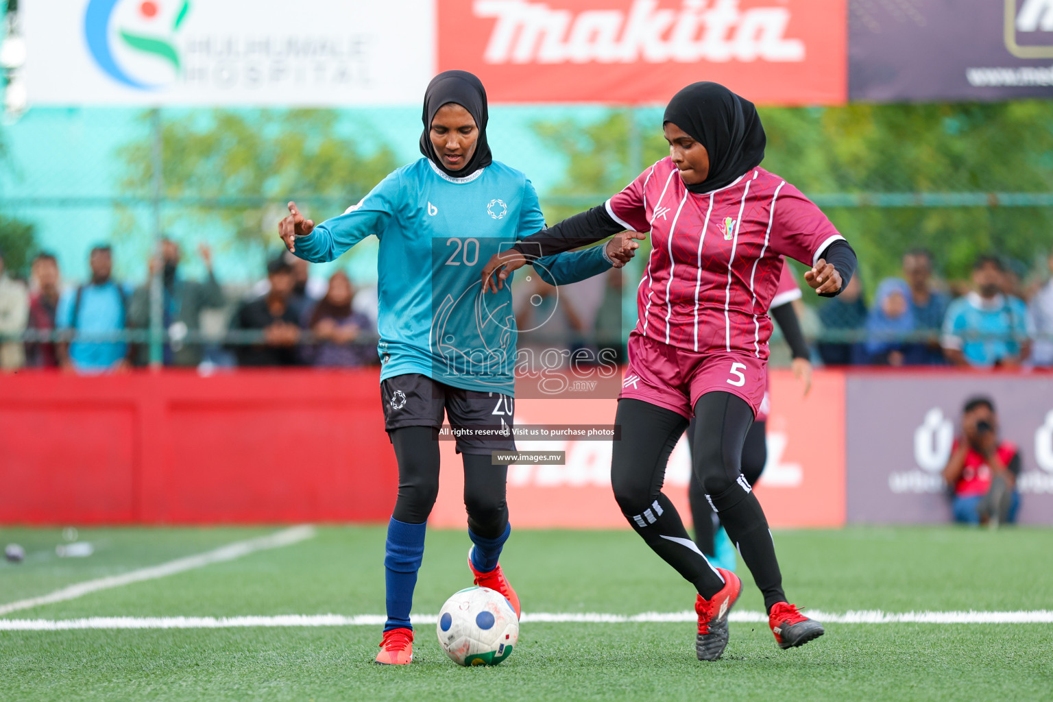 MIRA SC vs Club MYS in 18/30 Futsal Fiesta Classic 2023 held in Hulhumale, Maldives, on Tuesday, 18th July 2023 Photos: Nausham Waheed / images.mv