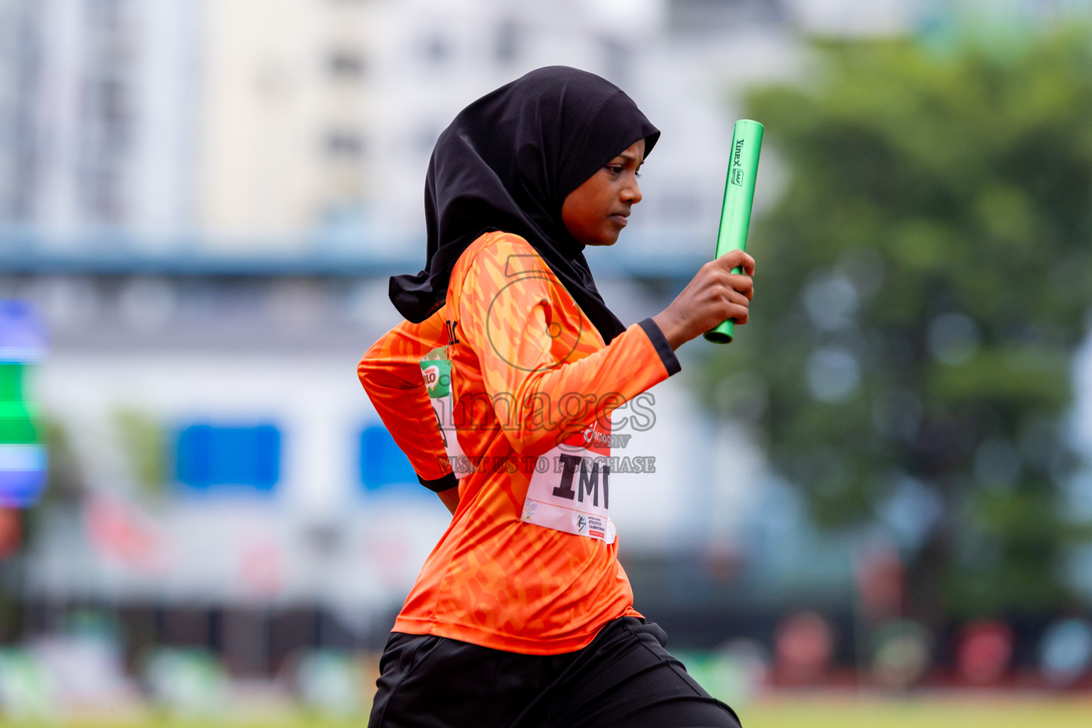 Day 6 of Inter-school Athletics Championship 2025 held in Ekuveni Synthetic Track, Male', Maldives on Sunday, 12th October 2025. Photos by: Nausham Waheed / Images.mv