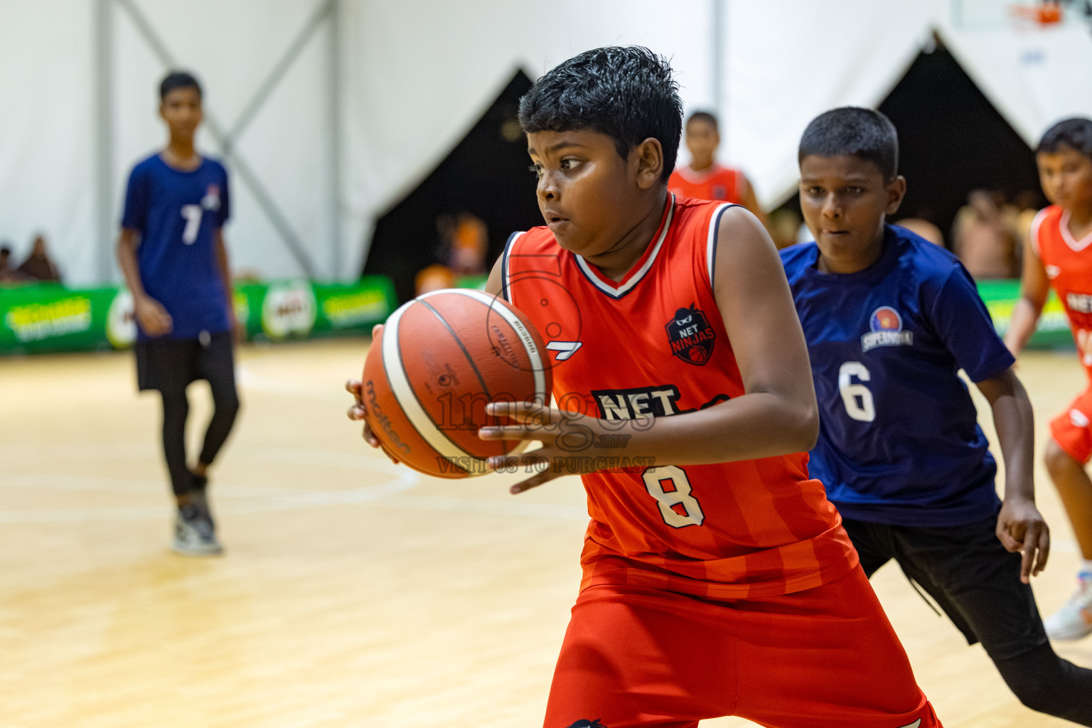 Milo 5 x 5 Junior Challenge 2025 - Basketball tournament held in Basketball Training Center, Male', Maldives on Thursday, 09th October 2025. 
Photo by: Hassan Simah / Images.mv