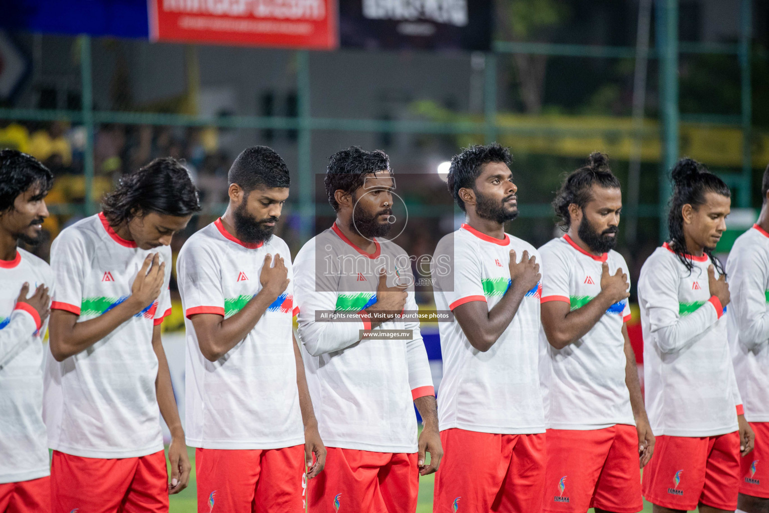 Team FSM Vs Prisons Club in the Semi Finals of Club Maldives 2021 held in Hulhumale, Maldives on 15 December 2021. Photos: Shuu Abdul Sattar / images.mv