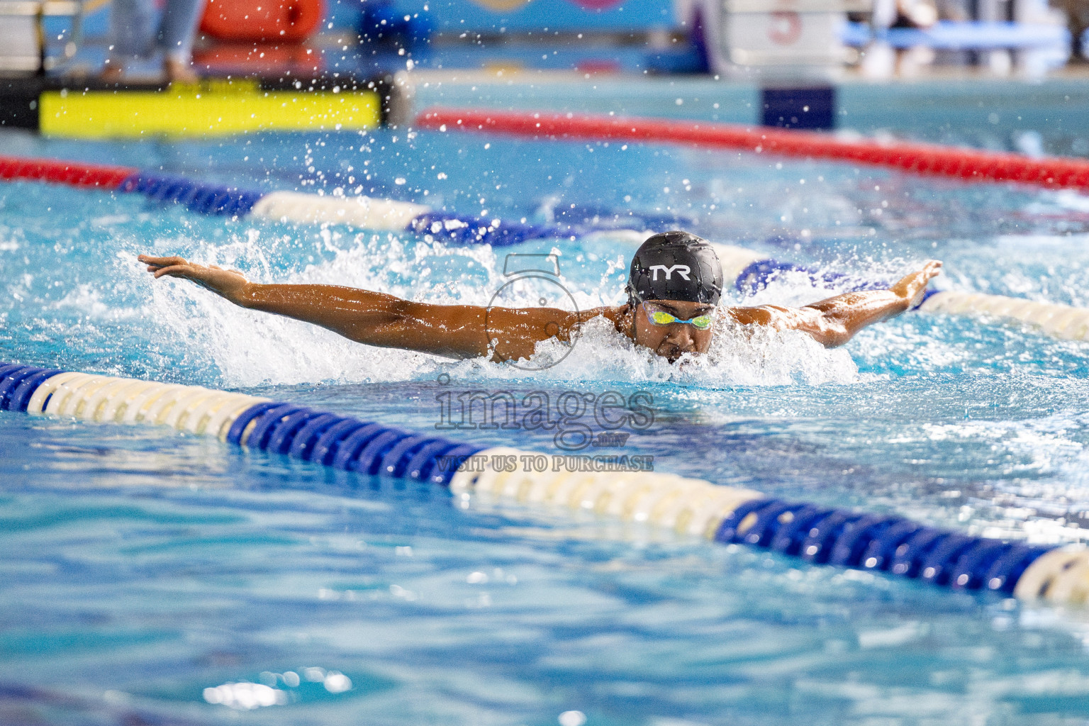 Day 5 of National Swimming Competition 2024 held in Hulhumale', Maldives on Tuesday, 17th December 2024. 
Photos: Hassan Simah / images.mv