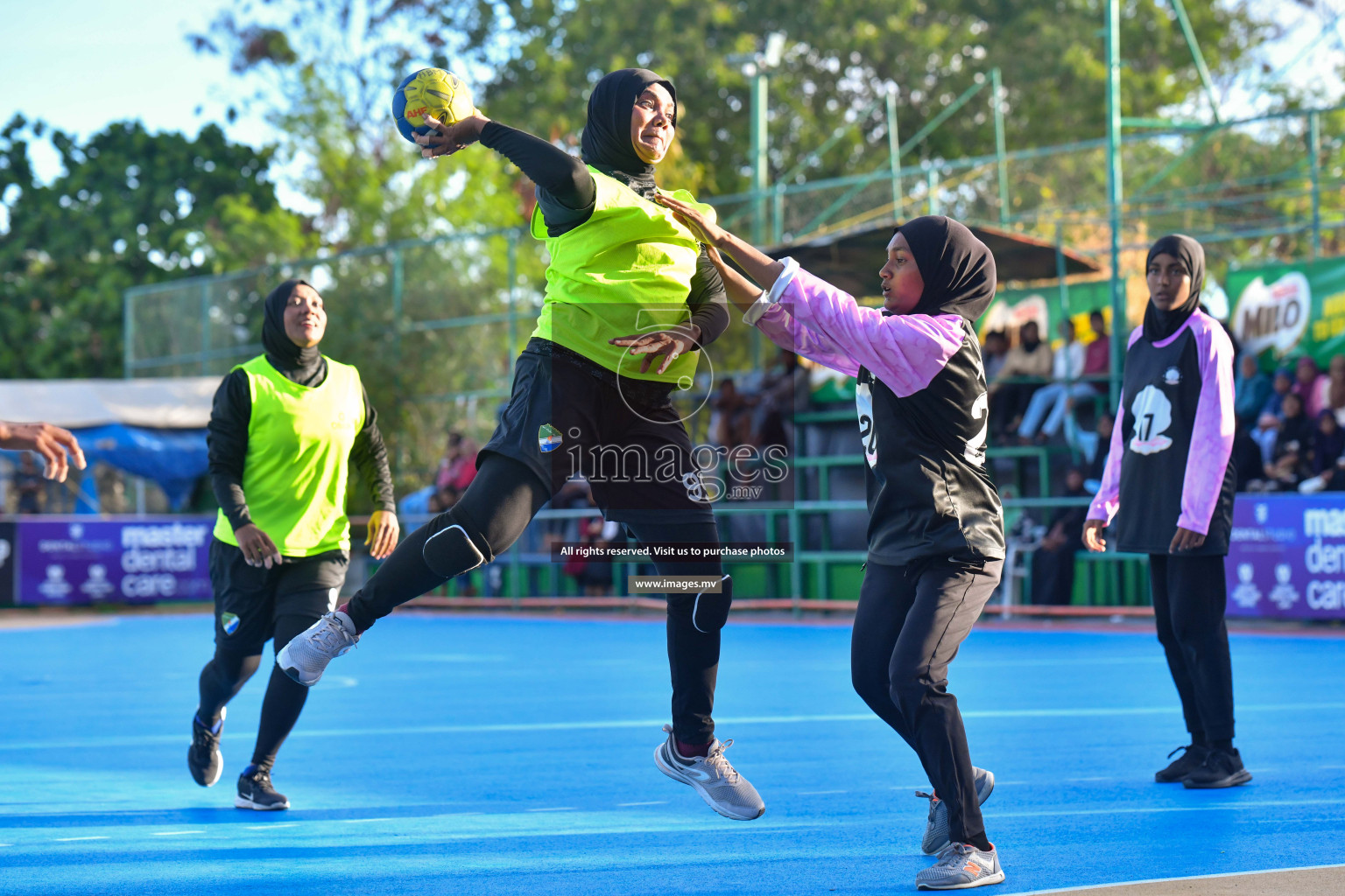 Day 8 of 6th MILO Handball Maldives Championship 2023, held in Handball ground, Male', Maldives on 27th May 2023 Photos: Nausham Waheed/ Images.mv