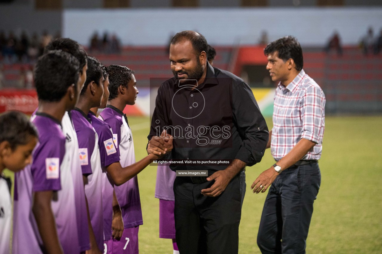 Hiriya School vs Imaadhudheen School in Final of MAMEN Inter School Football Tournament 2019 (U15) in Male, Maldives on 20th March 2019, Sunday Photos: Ismail Thoriq / Suadh Abdul Sattar