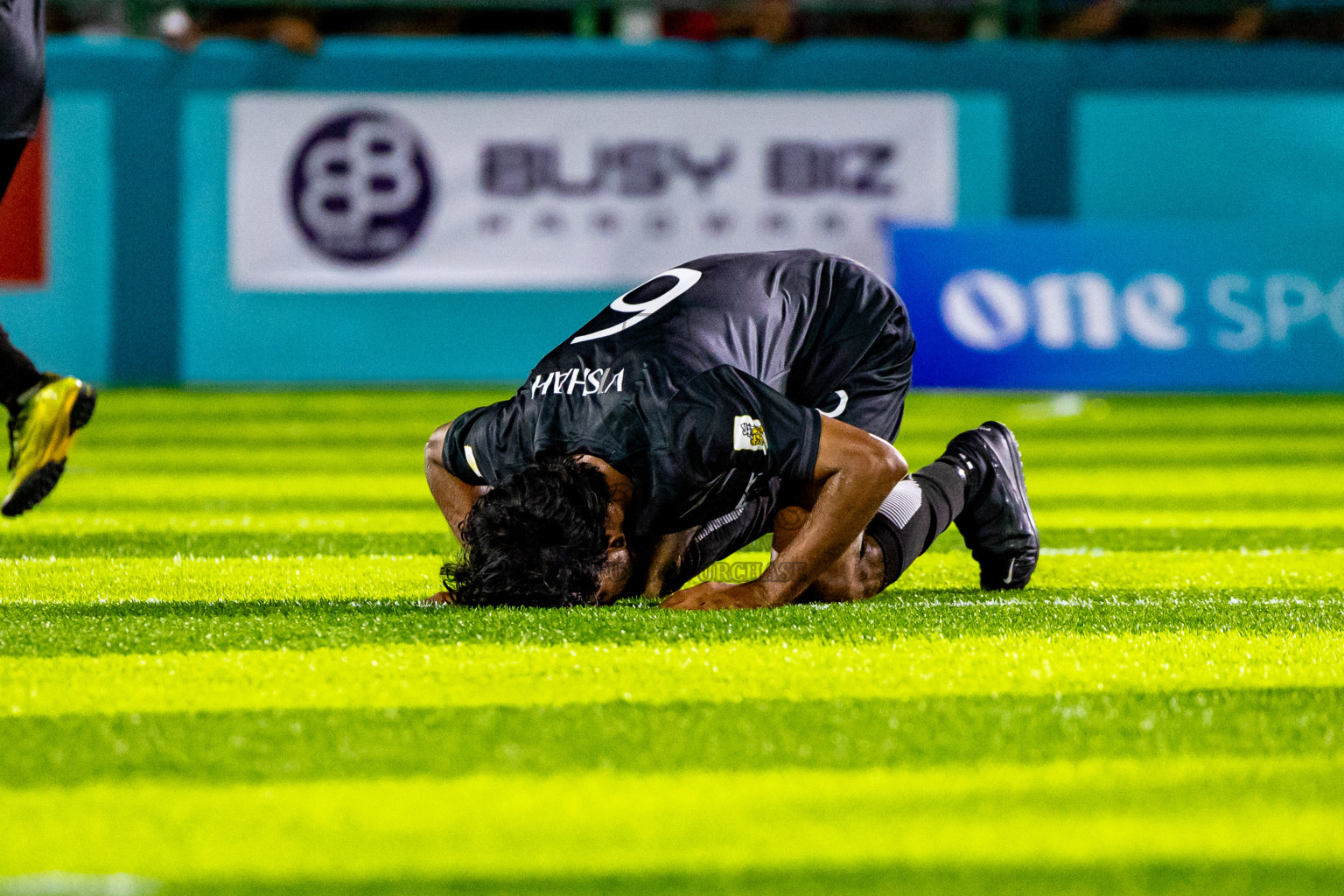 Dee Ess Jay SC vs Much Black in Day 2 of Laamehi Dhiggaru Ekuveri Futsal Challenge 2024 was held on Saturday, 27th July 2024, at Dhiggaru Futsal Ground, Dhiggaru, Maldives Photos: Nausham Waheed / images.mv