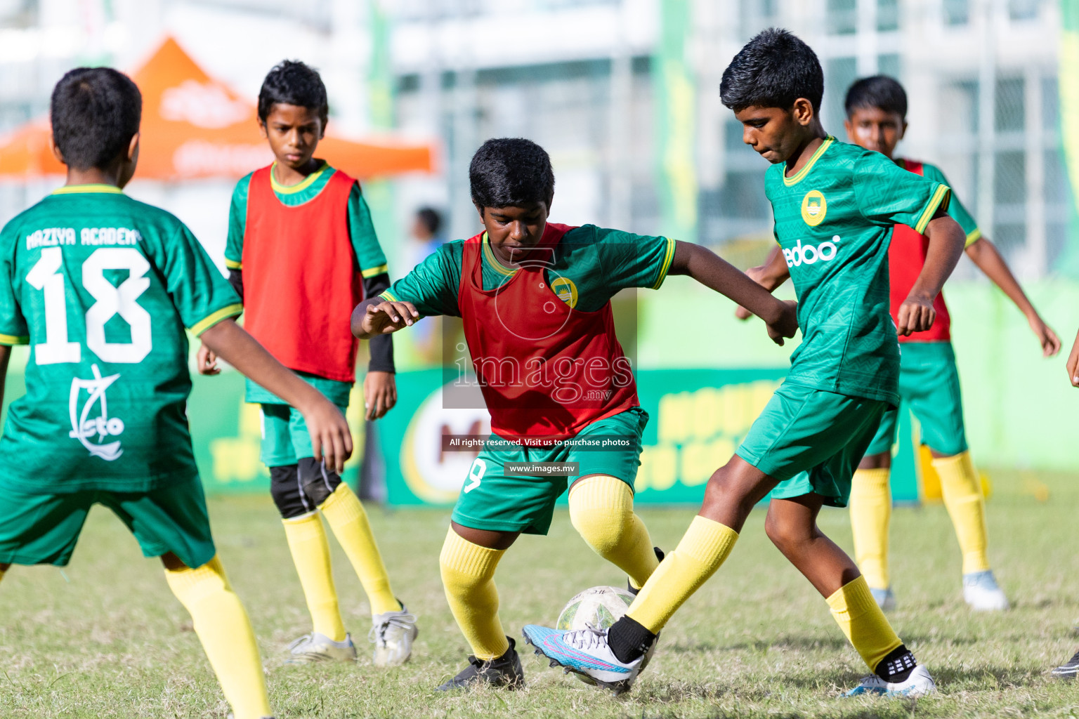 Day 2 of MILO Academy Championship 2023 (U12) was held in Henveiru Football Grounds, Male', Maldives, on Saturday, 19th August 2023. Photos: Nausham Waheedh / images.mv