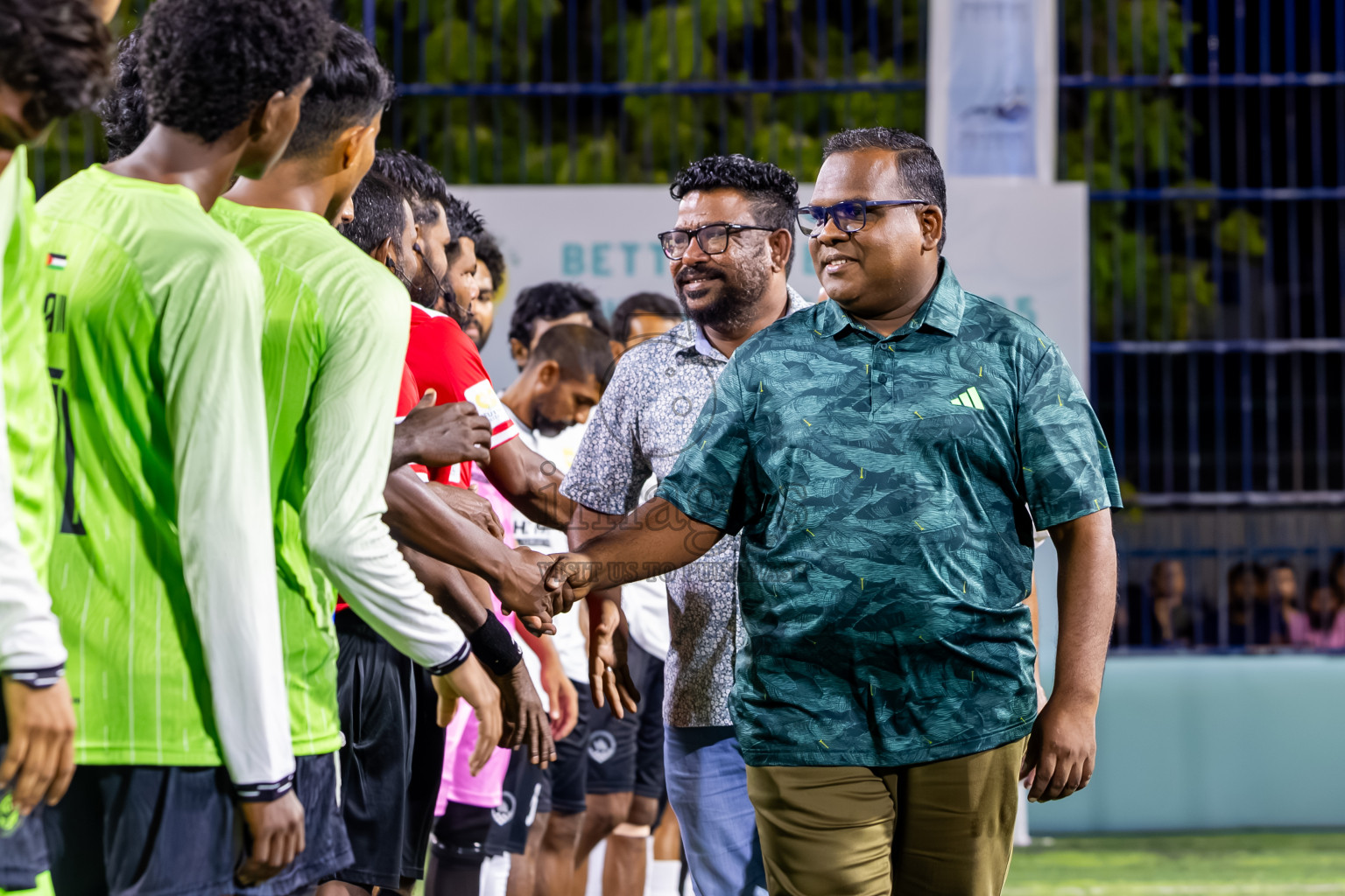 Fehendhoo vs Eydhafushi in Day 7 of Better in Baa Futsal Fiesta 2025 Men's division held in B. Eydhafushi, Maldives on Tuesday, 11th November 2025. Photos: Nausham Waheed / images.mv