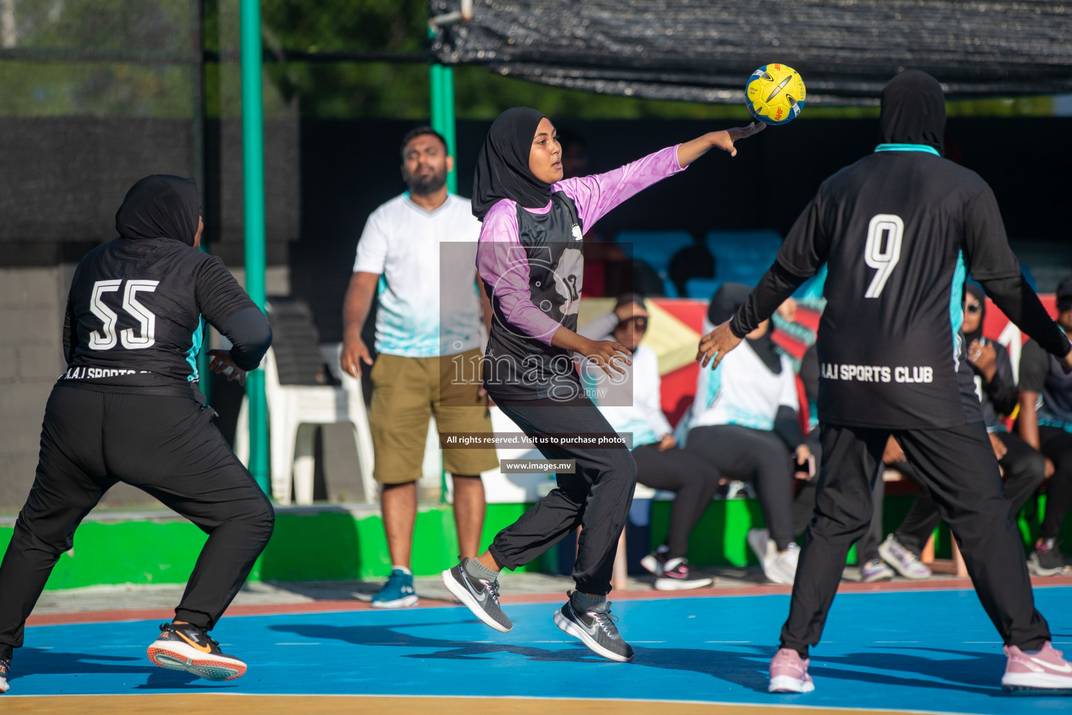 Day 3 of 6th MILO Handball Maldives Championship 2023, held in Handball ground, Male', Maldives on Friday, 22nd May 2023 Photos: Nausham Waheed/ Images.mv