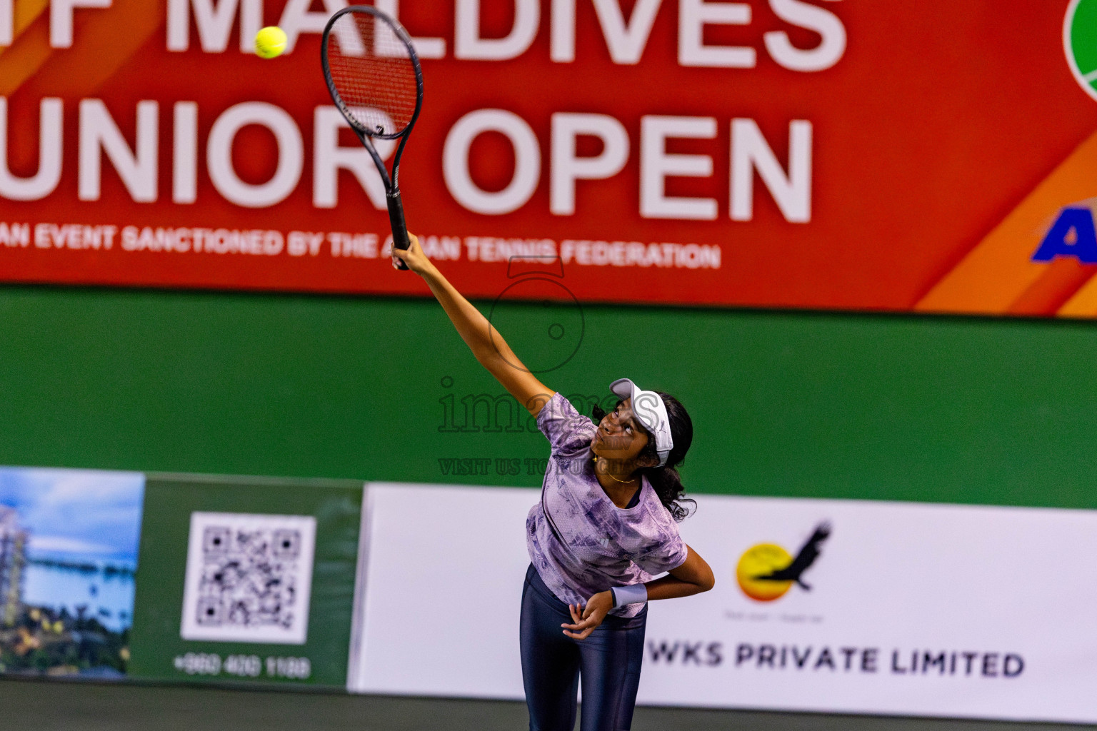 Day 2 of ATF Maldives Junior Open Tennis was held in Male' Tennis Court, Male', Maldives on Tuesday, 10th December 2024. Photos: Nausham Waheed / images.mv