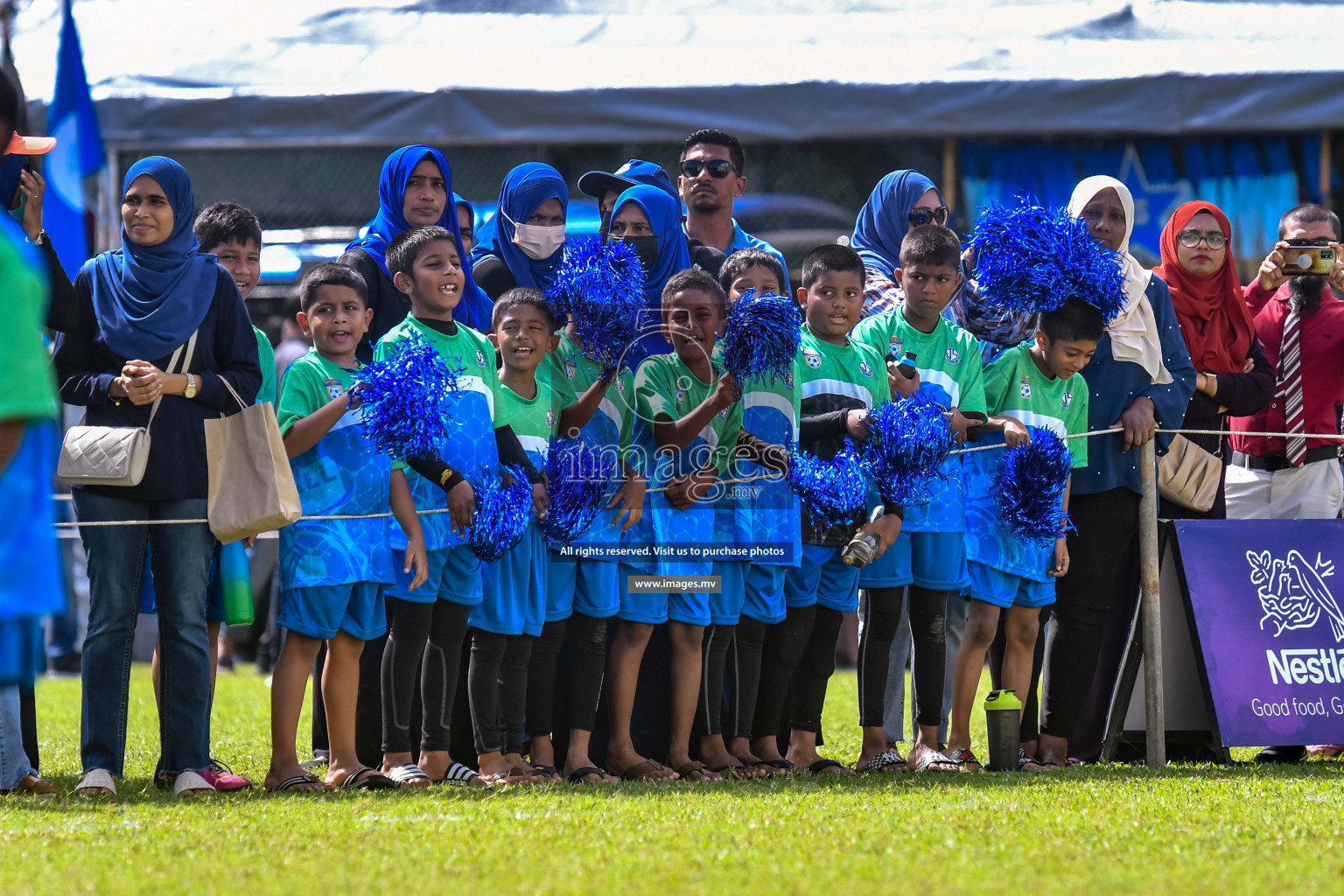 Day 1 of Milo Kids Football Fiesta 2022 was held in Male', Maldives on 19th October 2022. Photos: Nausham Waheed/ images.mv