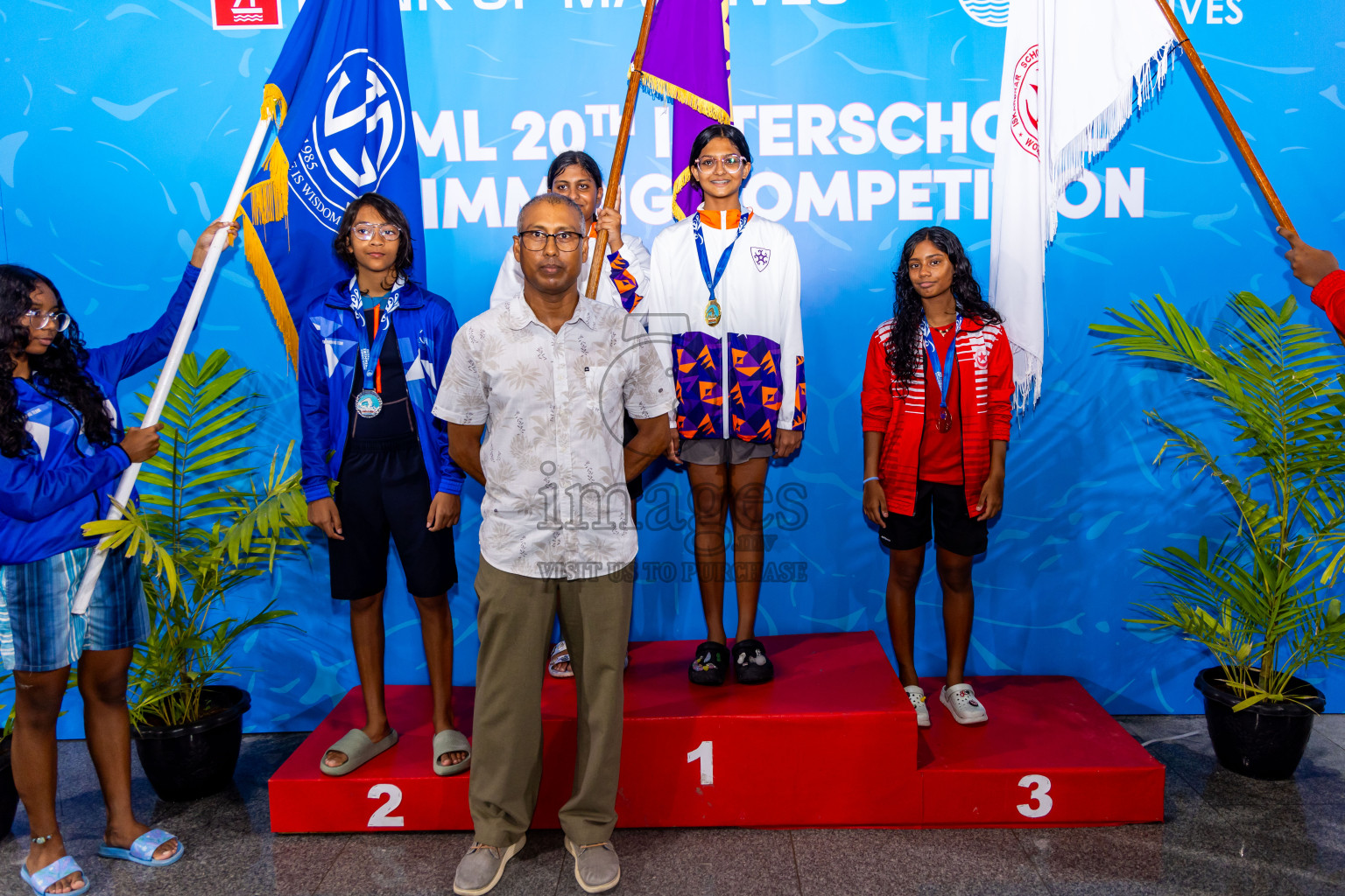 Day 5 of 20th Inter-school Swimming Competition 2024 held in Hulhumale', Maldives on Wednesday, 16th October 2024. Photos: Nausham Waheed / images.mv