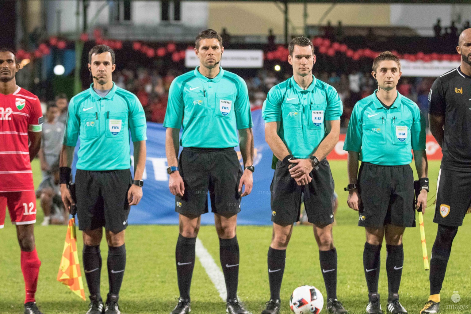 Asian Cup Qualifier between Maldives and Oman in National Stadium, on 10 October 2017 Male' Maldives. ( Images.mv Photo: Abdulla Abeedh )