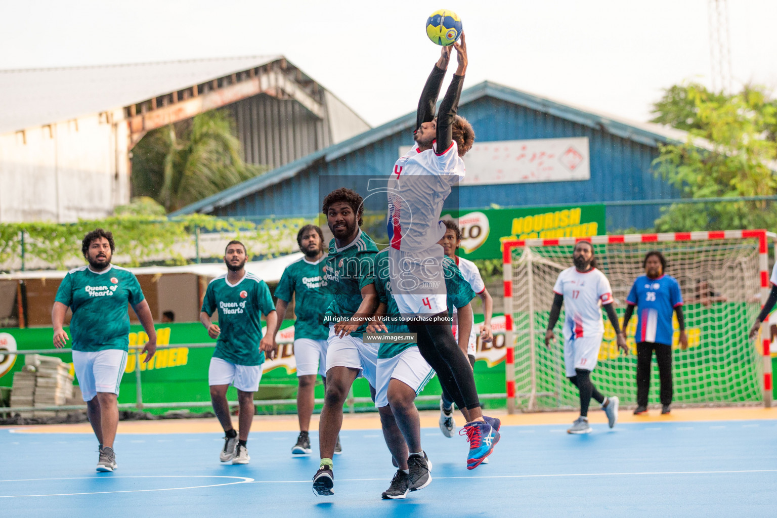 Milo 8th National Handball Tournament Day3, 17th December 2021, at Handball Ground, Male', Maldives. Photos by Shuu Abdul Sattar