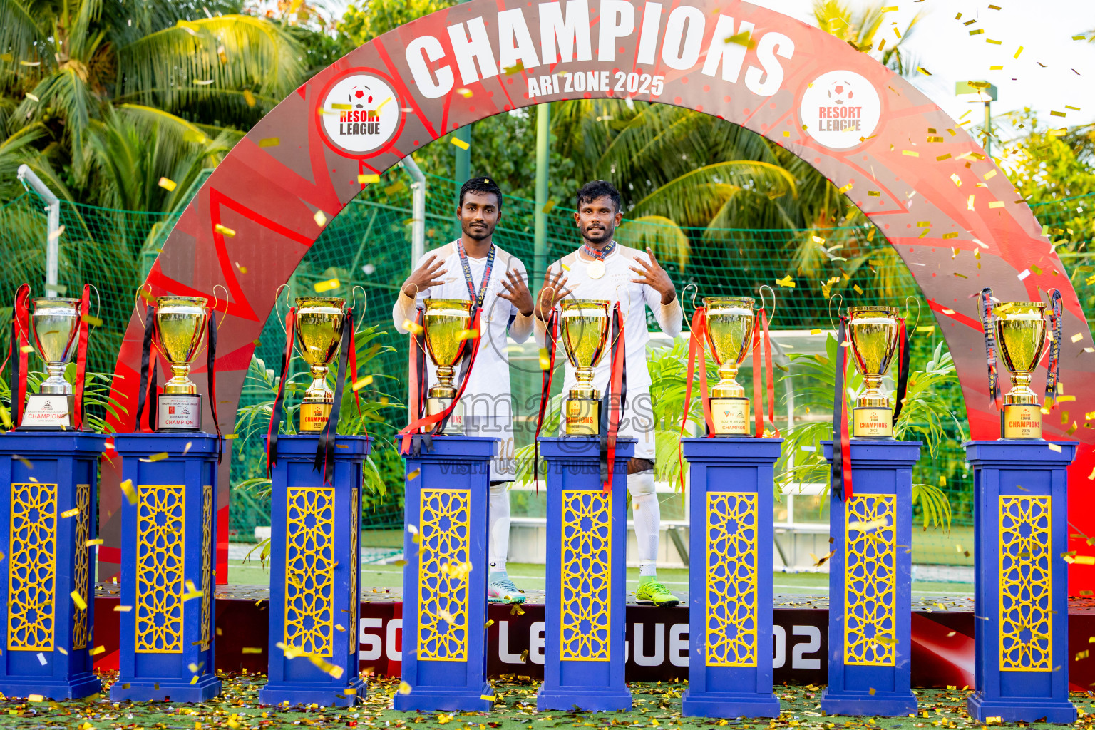 Barcelo vs Conrad in the Final of Resort League 2025 (Ari Zone) was held on Sunday, 28th June 2025 in Conrad Maldives Rangali Island, Alif Dhaalu Atoll, Maldives. Photos: Nausham Waheed / images.mv