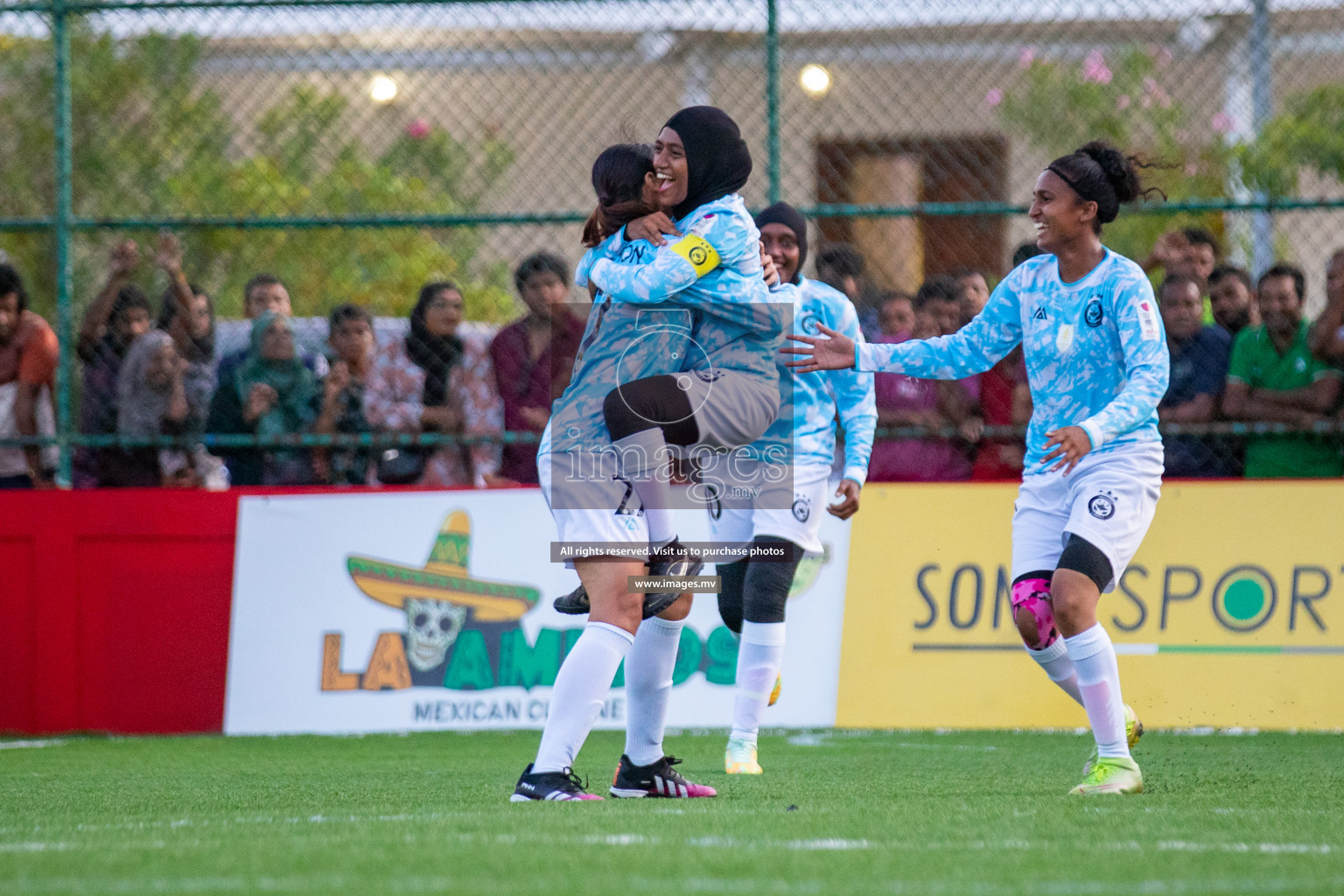 MPL vs DSC in Eighteen Thirty Women's Futsal Fiesta 2022 was held in Hulhumale', Maldives on Monday, 17th October 2022. Photos: Hassan Simah, Mohamed Mahfooz Moosa / images.mv