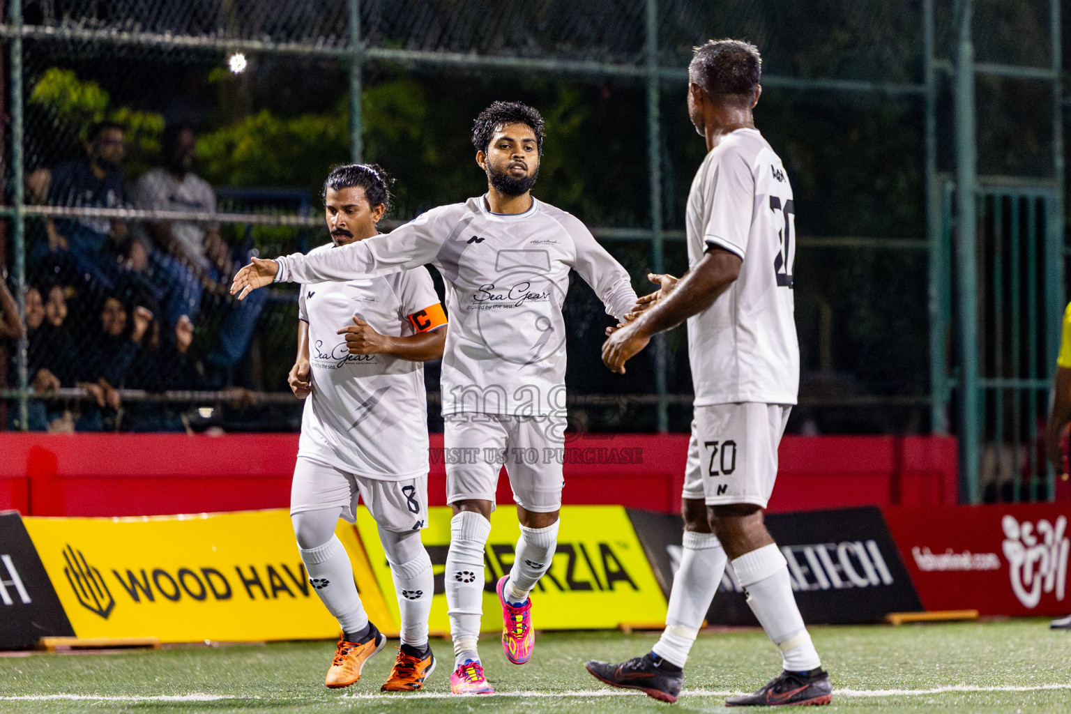 Silver Sands vs Club Apollo in Day 8 of Office League 2025 was held on Wednesday, 23rd April 2025 in Hulhumale', Maldives. Photos: Nausham Waheed  / images.mv